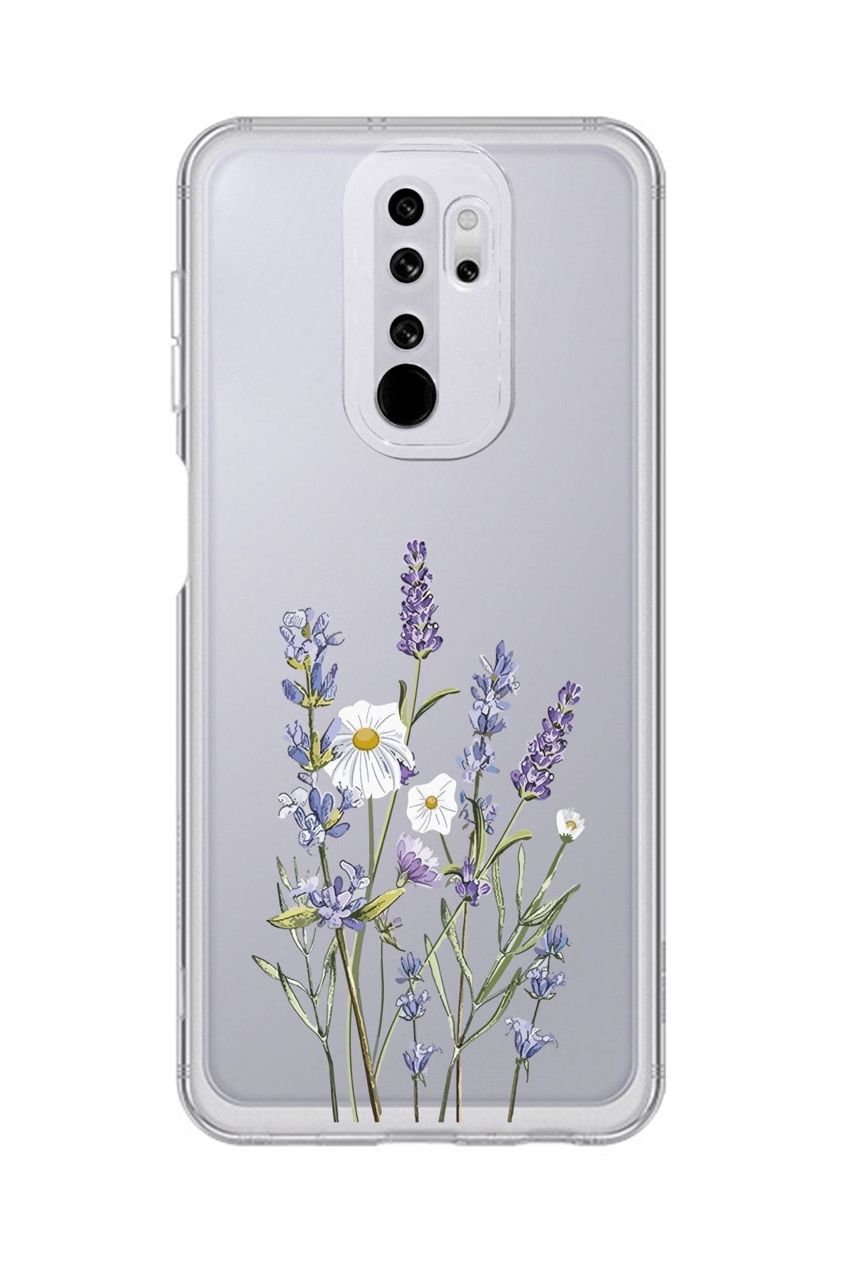 Tria Redmi Note 8 Pro Telefon Kılıfı Baskılı Desenli Şeffaf Silikon Telefon Kılıfı