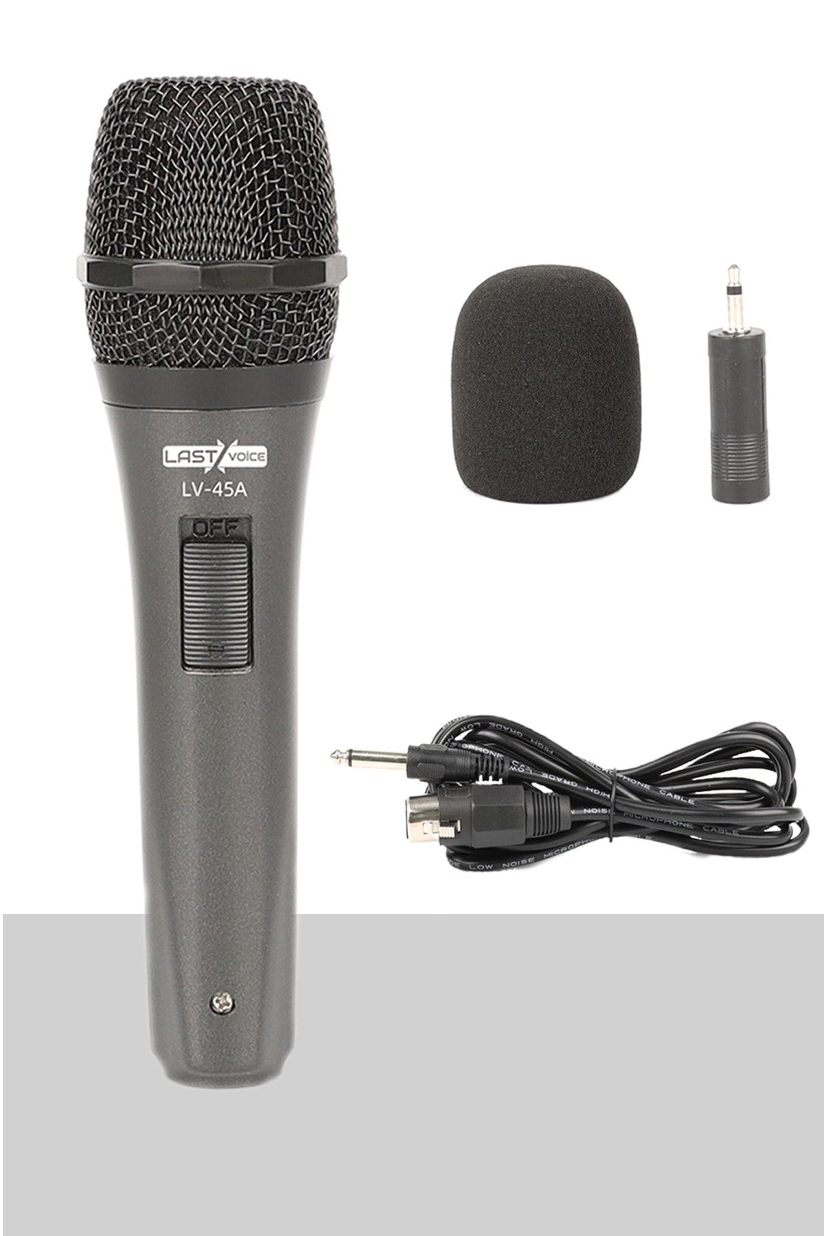 Lastvoice Lv-45a Dinamik Kablolu El Mikrofon (KABLO SÜNGER VE APARAT HEDİYELİ)