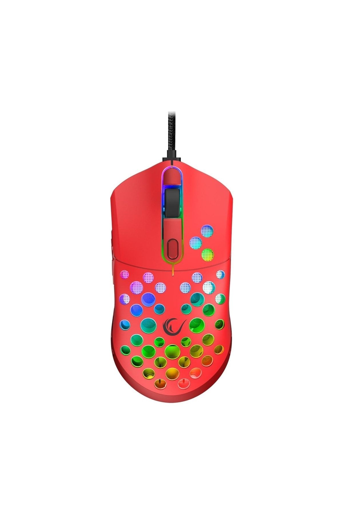 OEM Rampage Rocket Ultra Hafif Kırmızı Rgb Ledli 12000dpi Gaming Kablolu Oyuncu Mouse