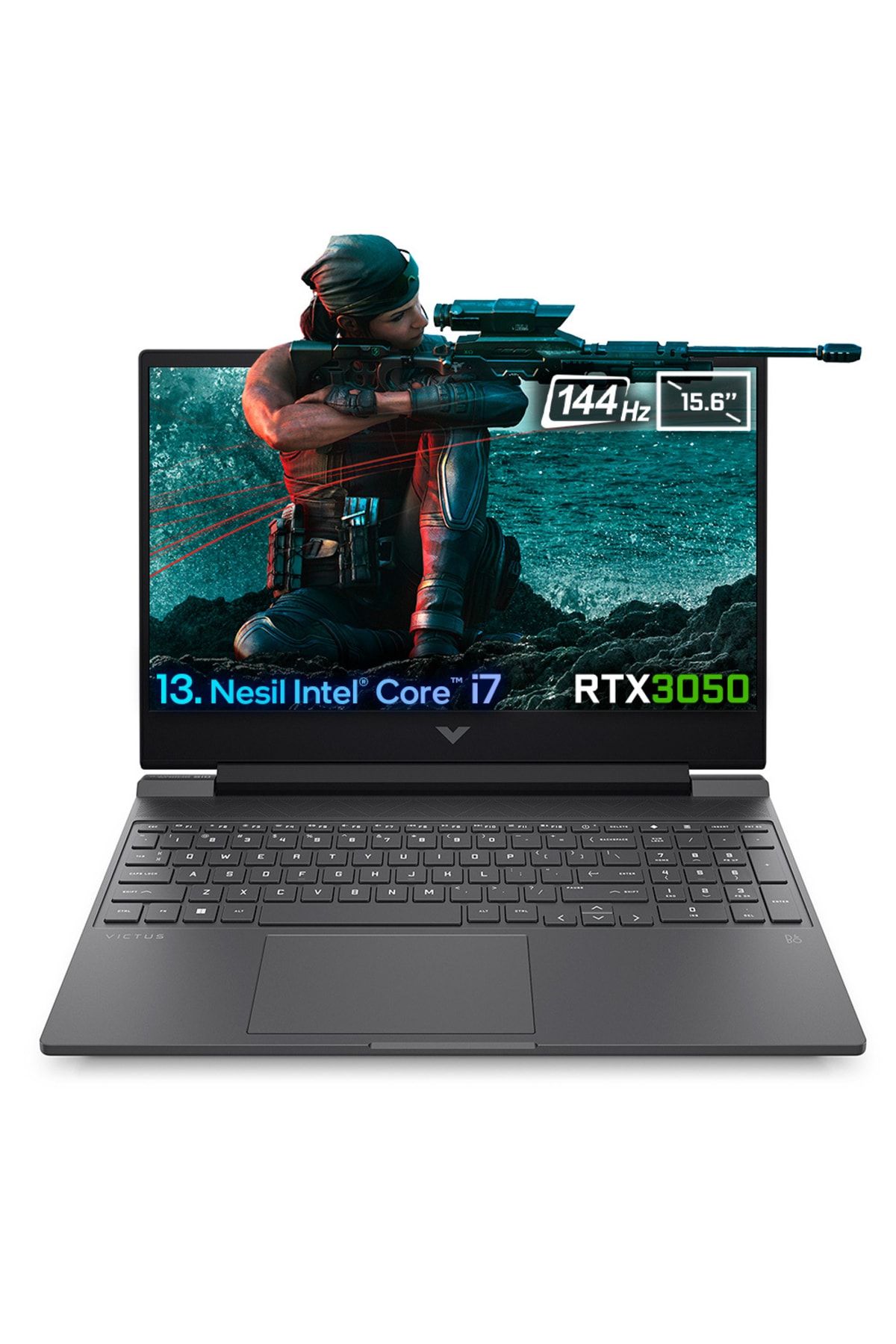 HP Victus 7N9V0EA 15-FA1028NT i7-13700H 16GB 1TB RTX3050 15.6inç 144Hz Full HD Freedos Gaming Laptop