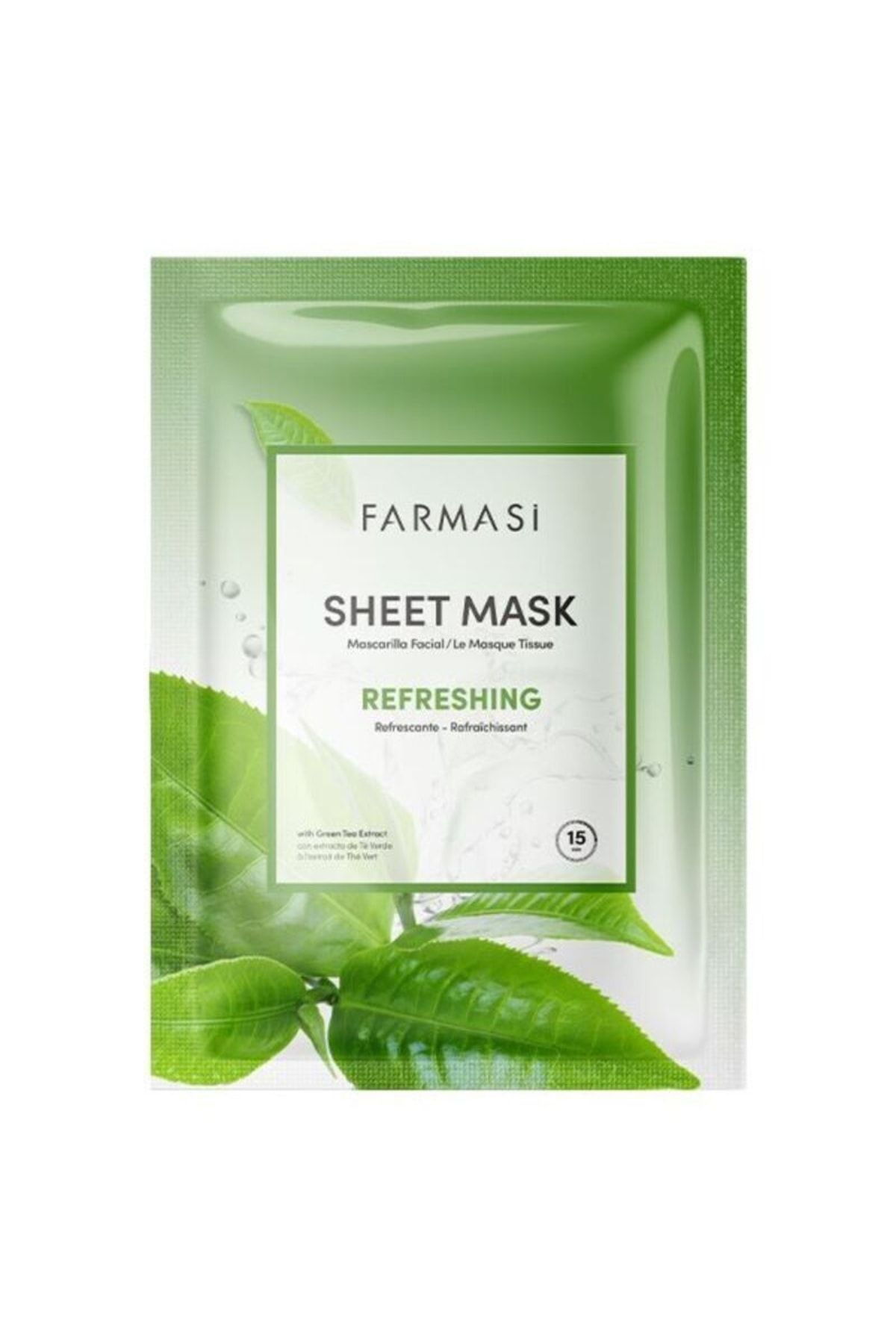 Farmasi Yeşil Çaylı Yenileyici Kağıt Maske
