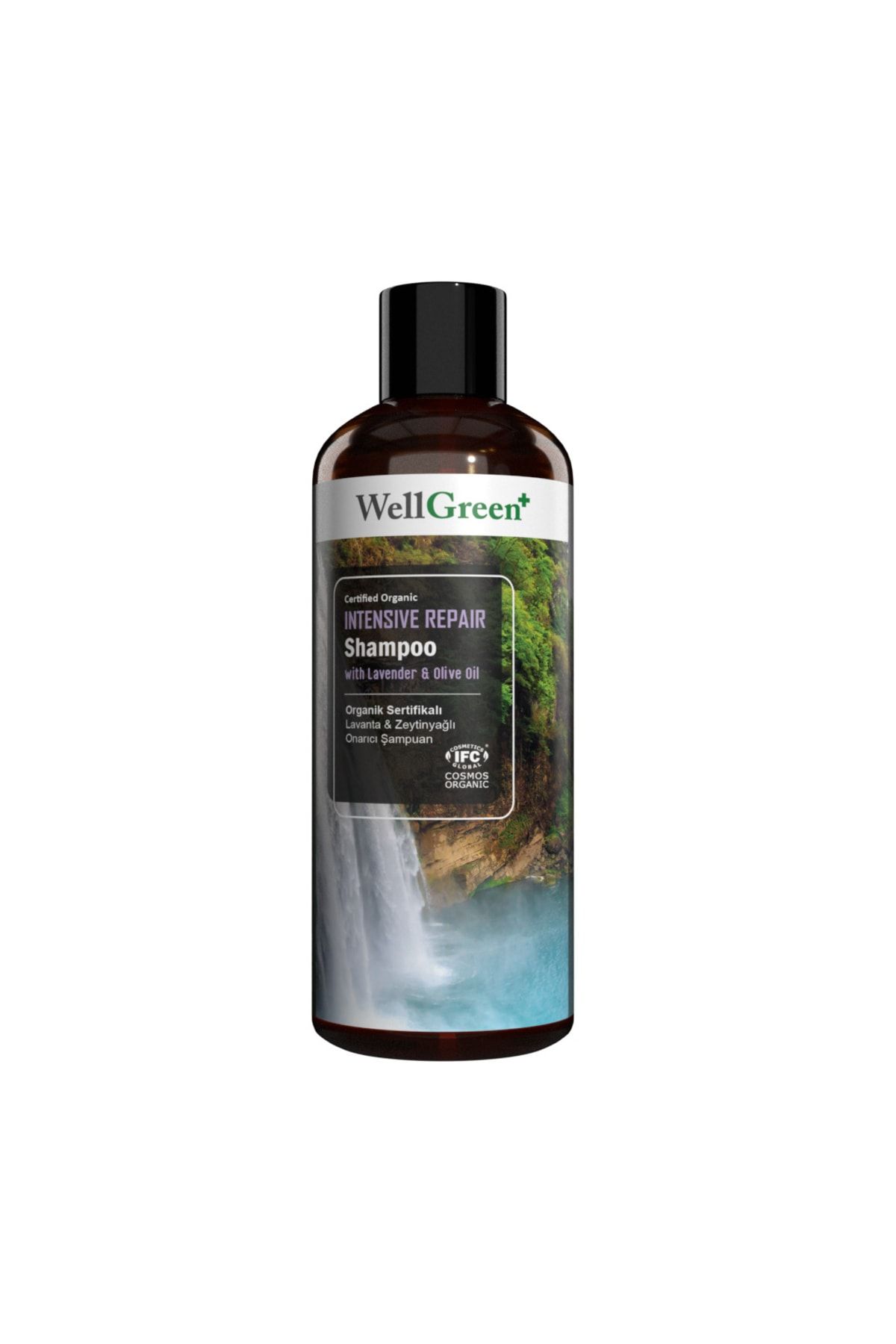 WellGreen Organik Sertifikalı Lavanta & Zeytinyağlı Onarıcı Şampuan - 400ml