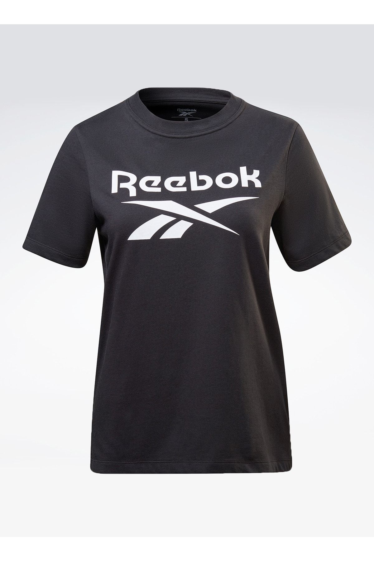 Reebok Yuvarlak Yaka Düz Siyah Kadın T-shirt Hb2271 Rı Bl Tee