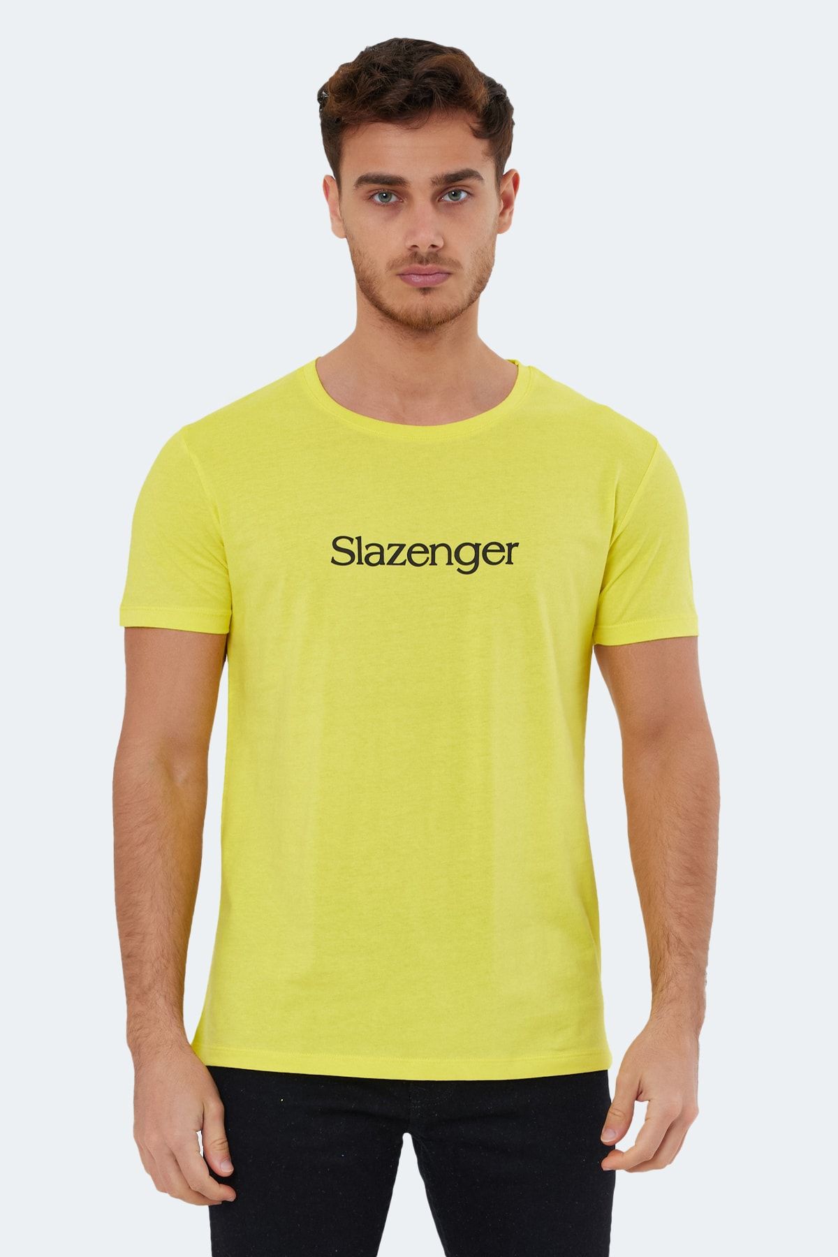 Slazenger Sabe Erkek T-shirt Sarı