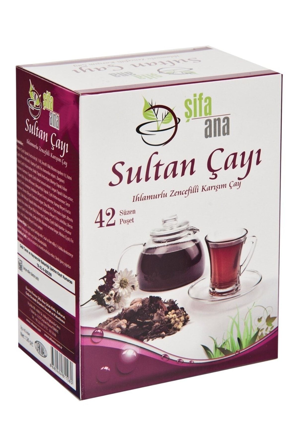 ŞİFA ANA Sultan Çayı Ihlamurlu Zencefilli (42'Lİ)