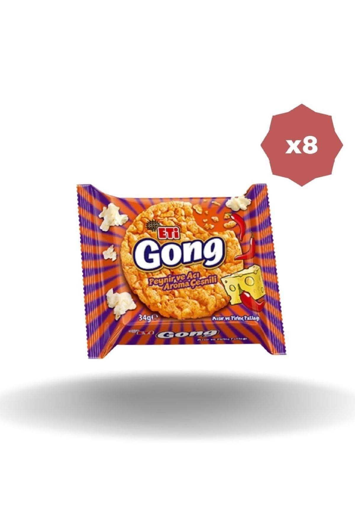 Eti Gong Baharatlı 34 gr X8 Adet