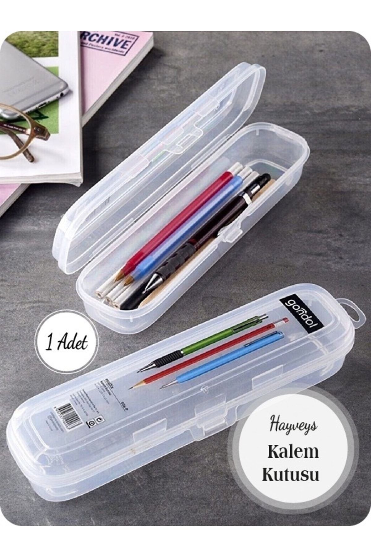 Hayveys Multix Kalem Kutusu Çanta Içi Kalemlik Taşınabilir Plastik Kalem Saklama Kabı