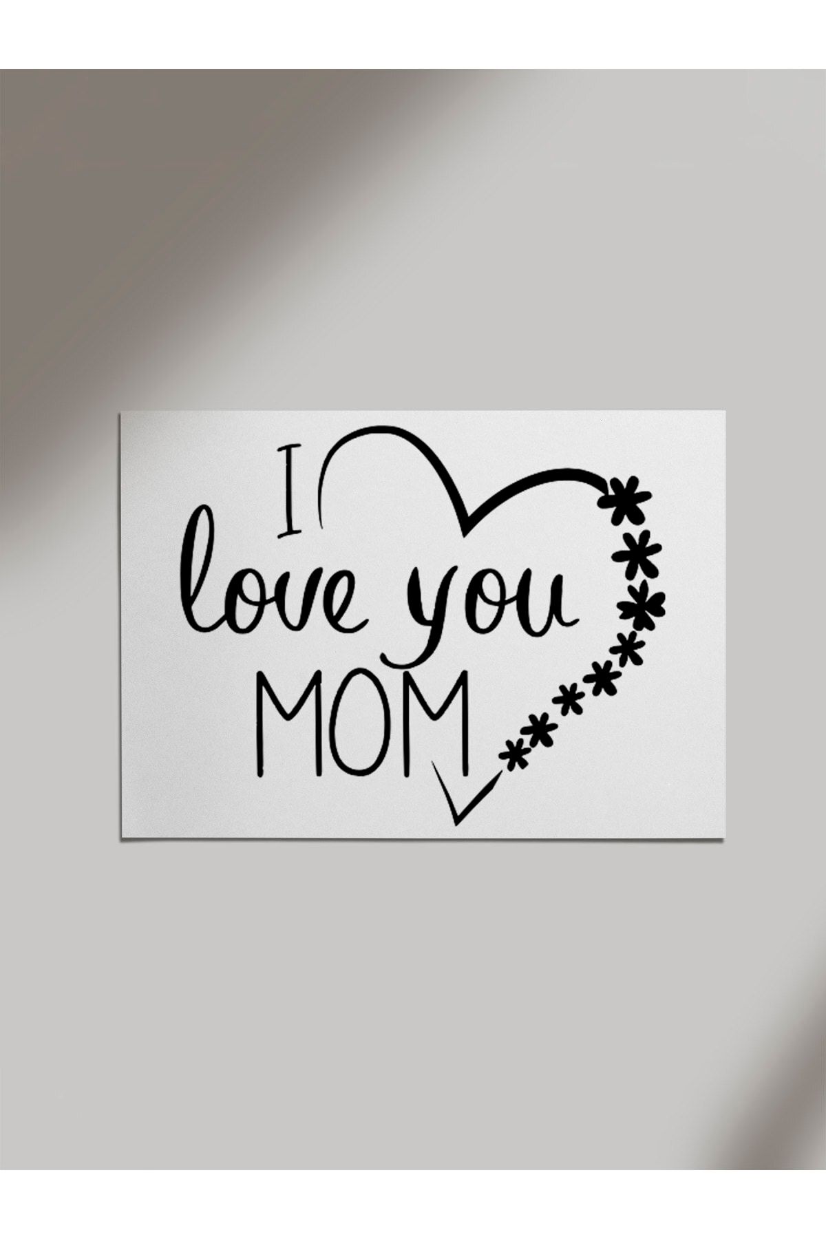 Panorama Ajans Anneler Günü Seni Seviyorum Anne Ahşap Poster Tablo