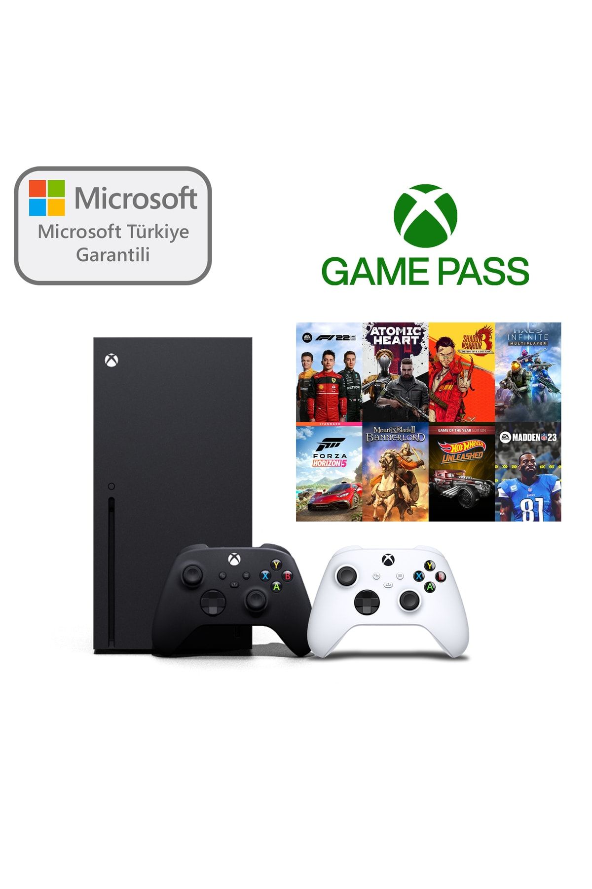 Microsoft Xbox Series X 1 TB SSD Oyun Konsolu + 1 Kol Beyaz + 1 Yıl Live Gold + Gamepass