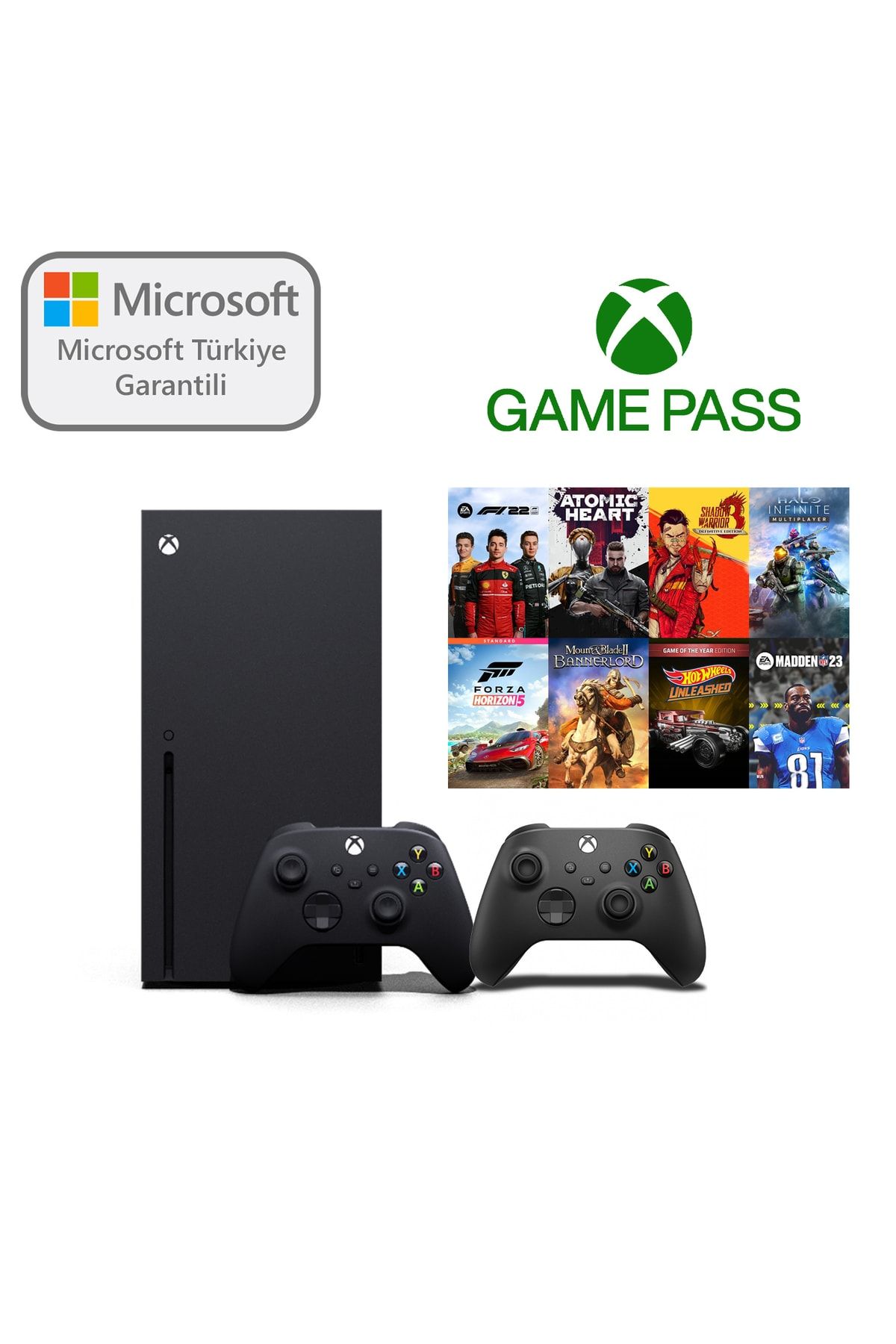 Microsoft Xbox Series X 1 TB SSD Oyun Konsolu + 1 Kol Siyah + 1 Yıl Live Gold + Gamepass