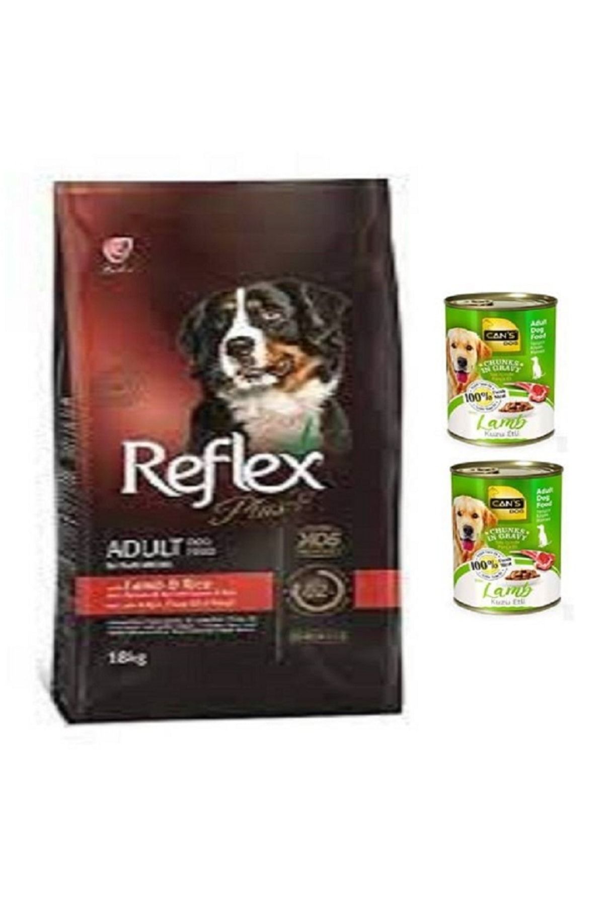 Reflex Plus Reflex Iri Irk Yetişkin Köpek Kuzu Etli Ve Pirinçli Köpek Maması 18 Kg