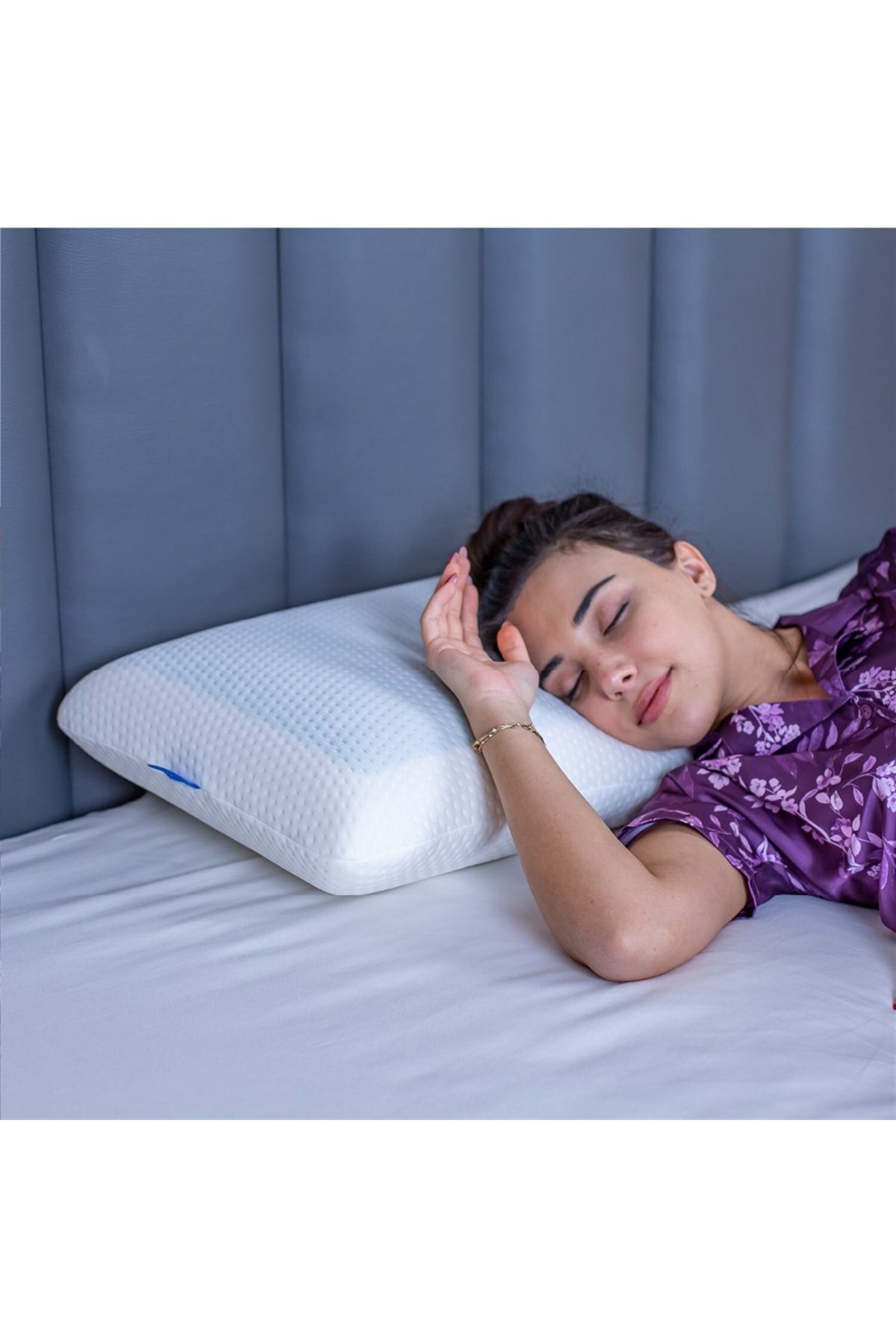 Simple The Pillow Jelli Klasik Visco Yastık Memory Foam Boyun Yastığı Hafızalı Yastık 60*40*15