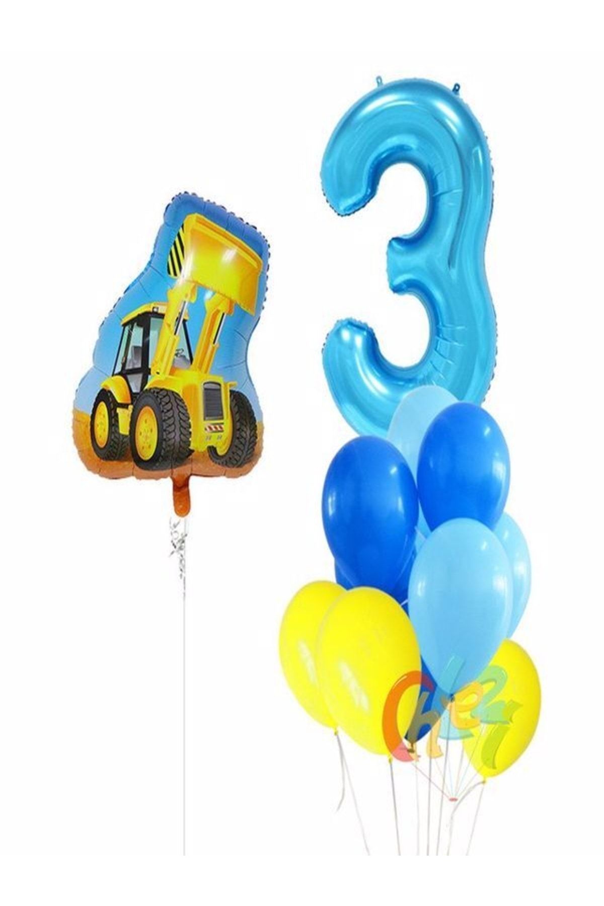 DÜVENCİ TİCARET Inşaat Balon Kepçe Balon Set