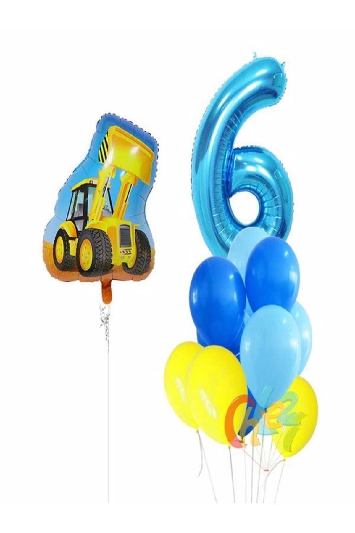 DÜVENCİ TİCARET Inşaat Balon Kepçe Balon Set