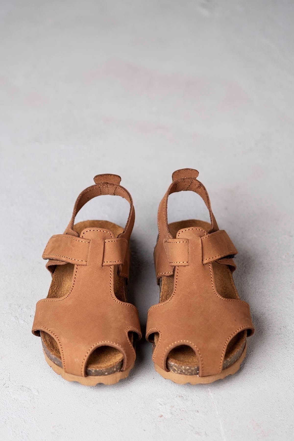 Toddler Bebe Sandalet Camel
