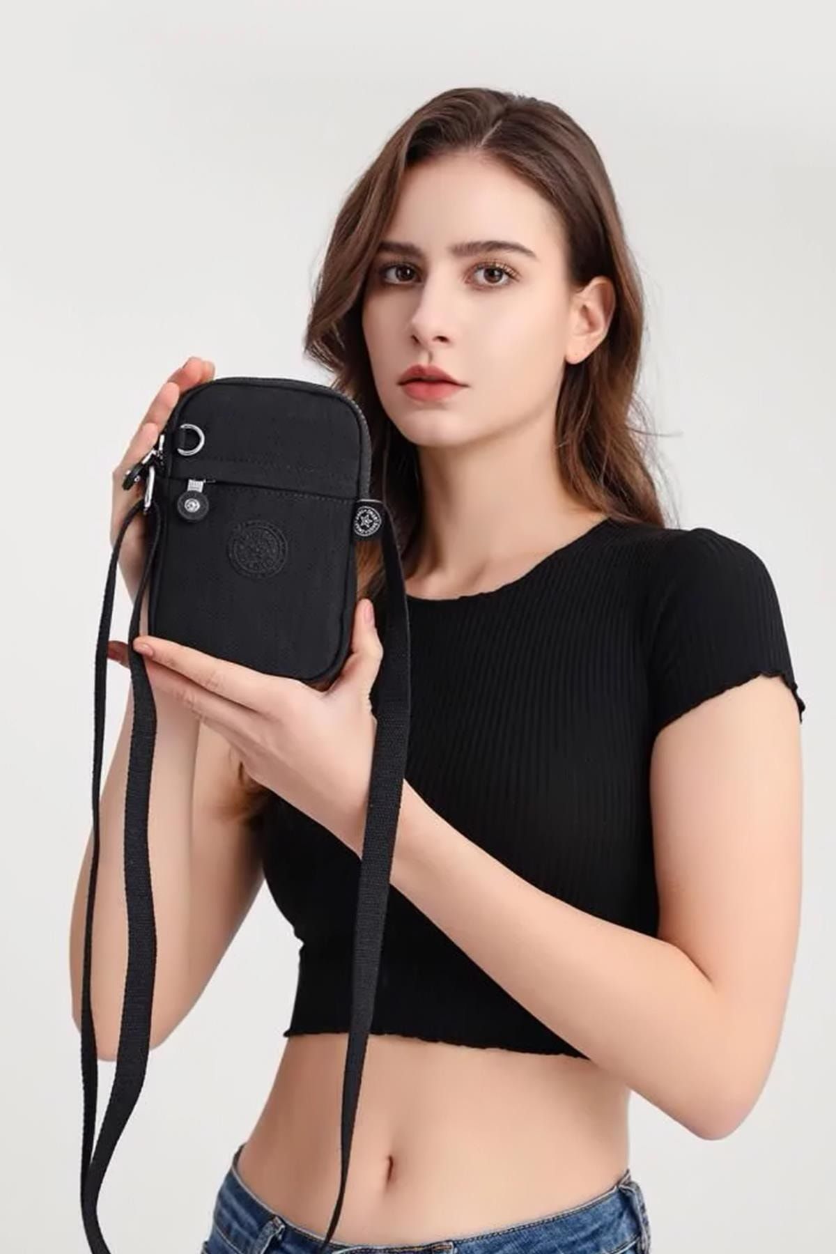 Smart Bags Smartbags Telefonluk Kadın Çantası 2022-3170 Siyah