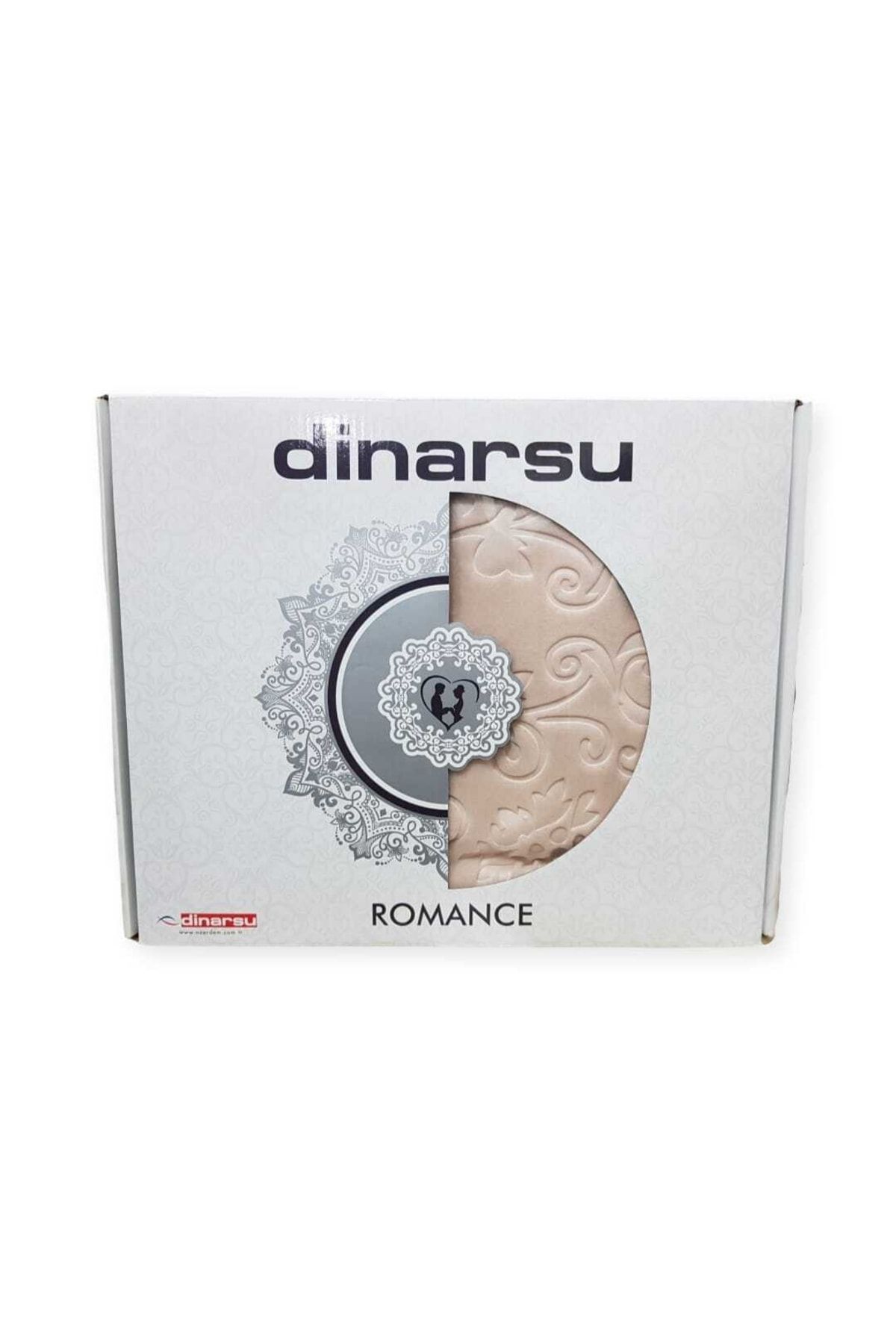 Dinarsu Romance Köpük Embos Vizon 160x220 Cm Tek Kişilik Battaniye