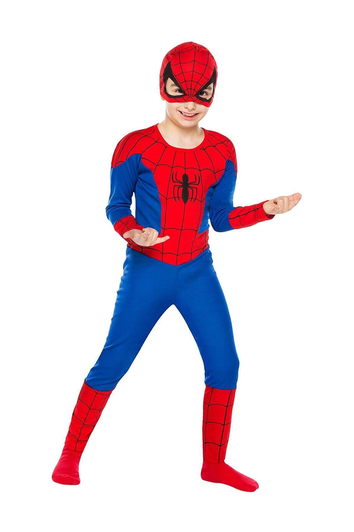 Spiderman Örümcek Adam Kostümü 10-12 Yaş