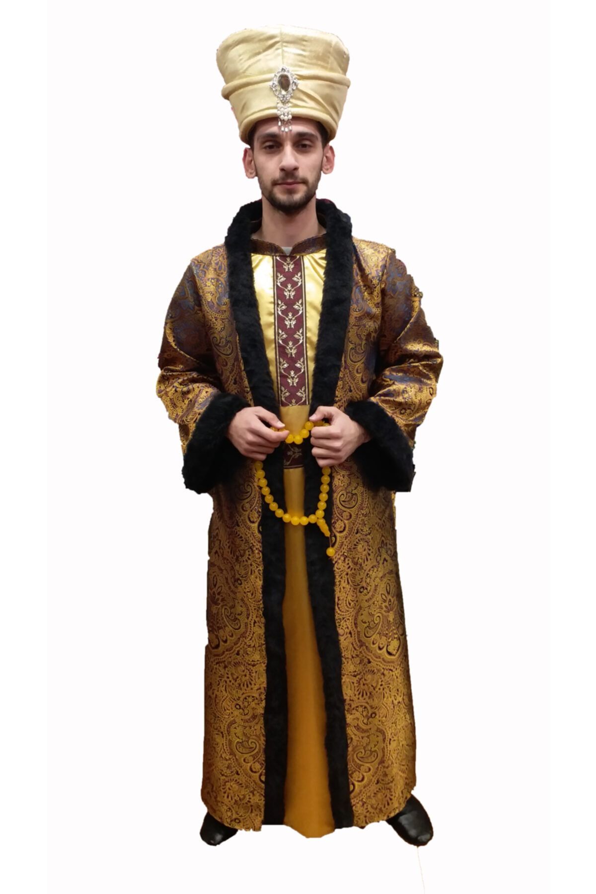 DilekKostüm Erkek Kahverengi Sadrazam Kostüm