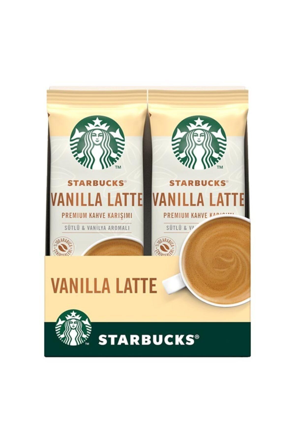 Starbucks Vanilla Latte Premium Kahve Karışımı 21.5 Gr X 10 Paket
