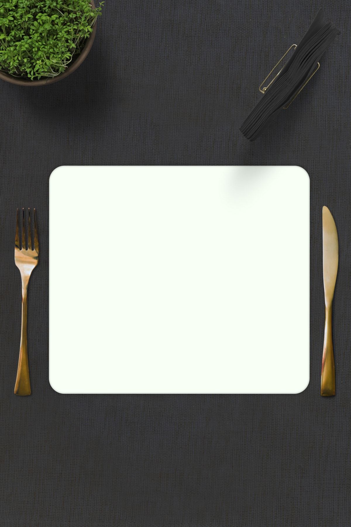 Decorita 2'li Takım | Cam Tabak - Kahvaltı Tabağı - Pasta Tabağı | Düz Renk - Beyaz | 29cm X 34cm