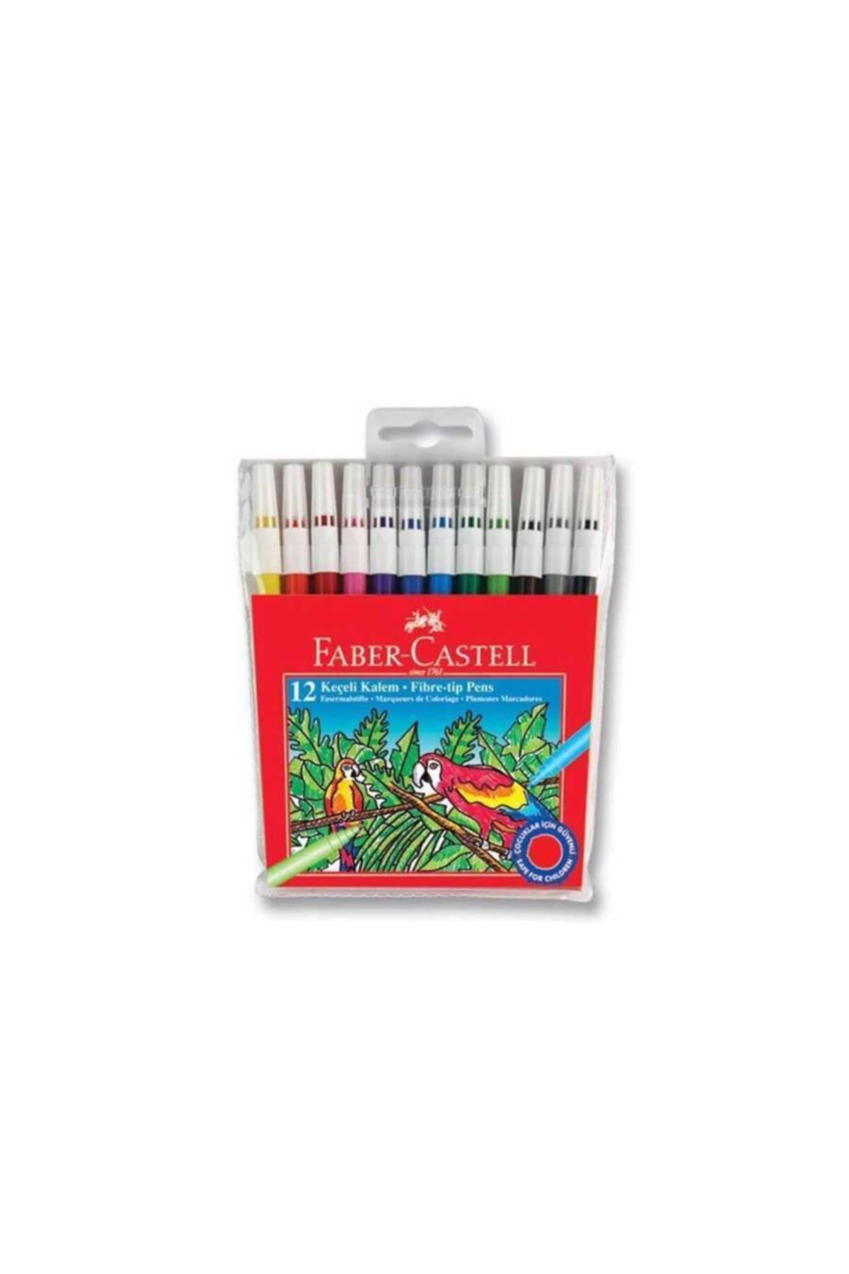 Faber Castell Keçeli Kalem Yıkanabilir 12 Renk 5067155130