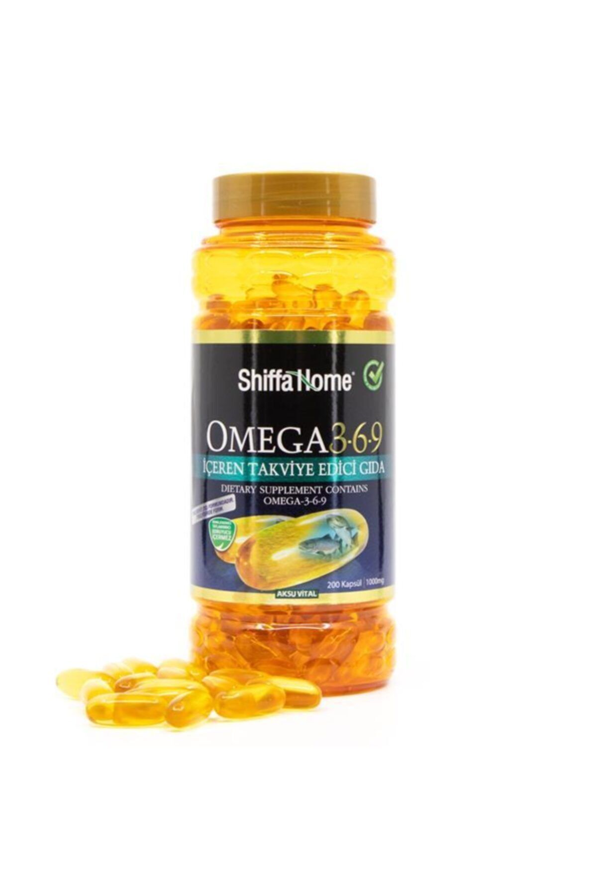 Aksu Vital Omega 3-6-9 Softjel Kapsül 1000 mg 200 Adet