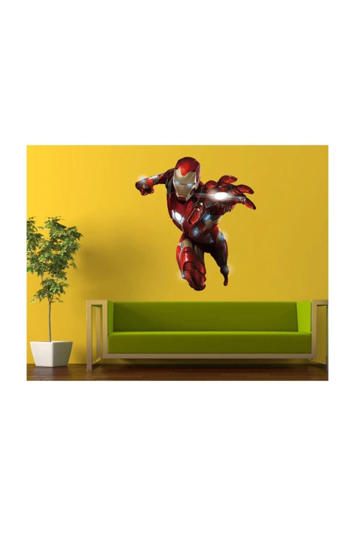 KT Decor Marvel Iron Man 3d Çocuk Odası Duvar Sticker