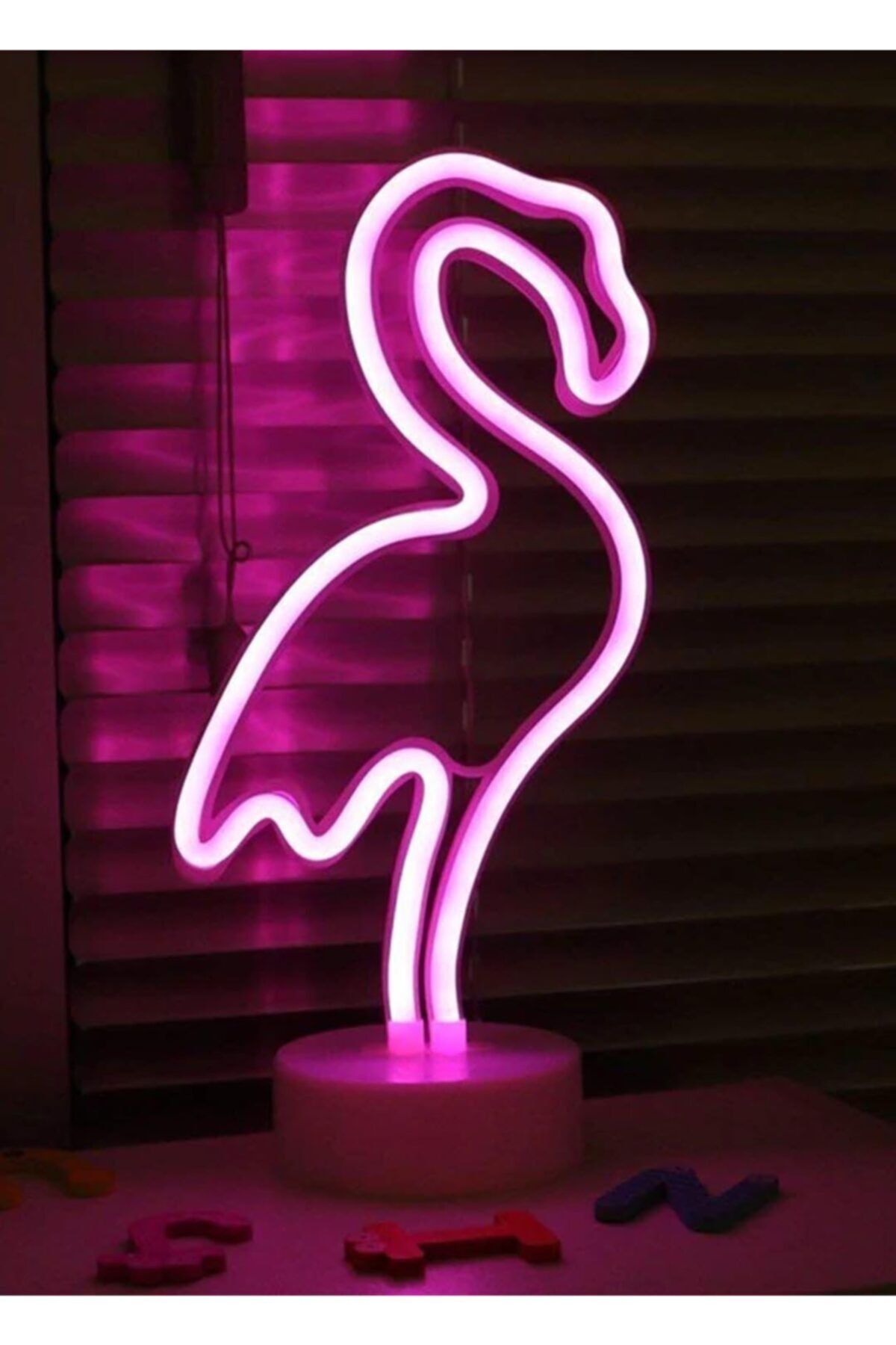 VeraStore Flamingo Neon Led Oda Dekoratif Aydınlatması