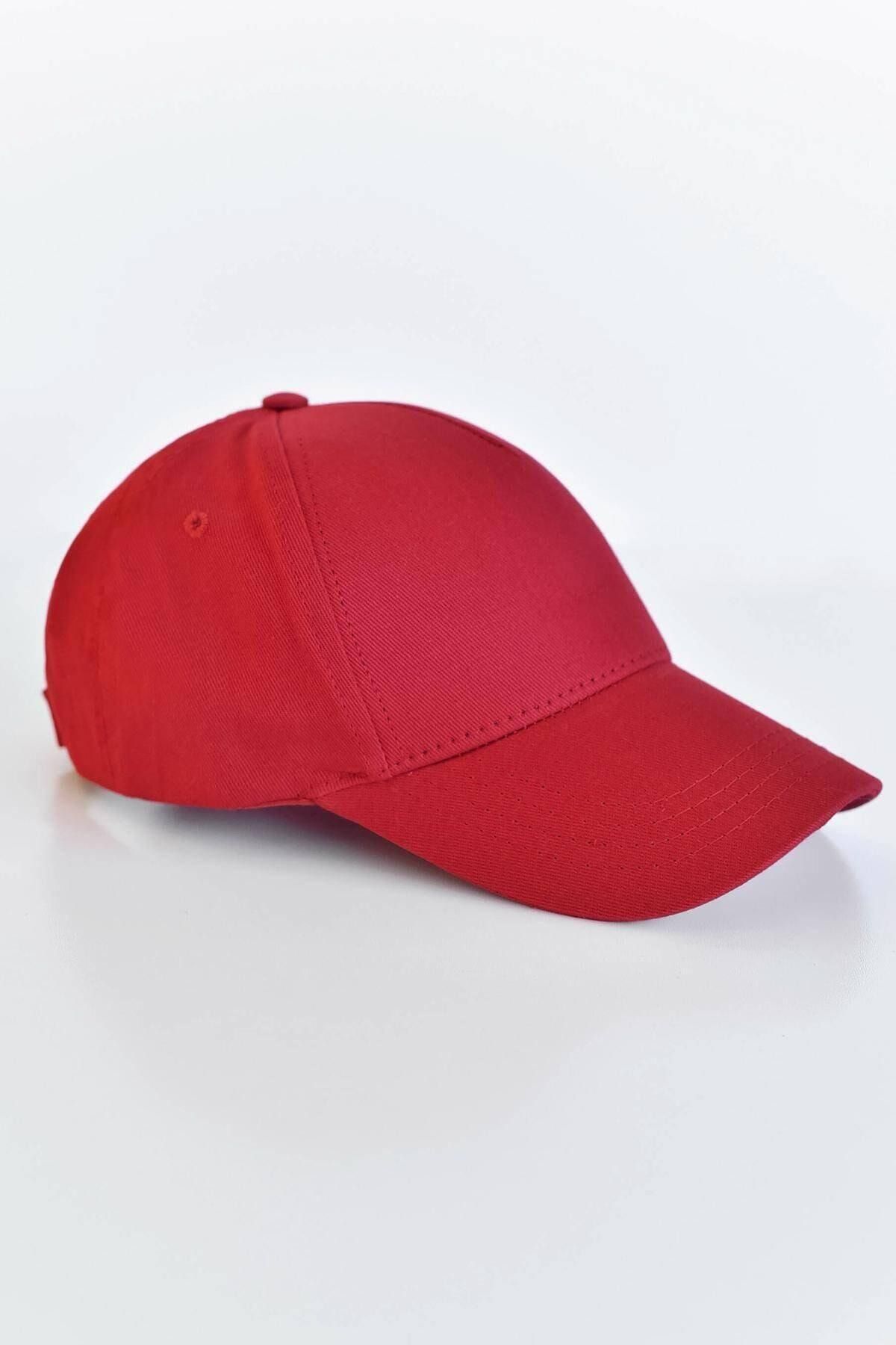 Zirve Unisex Kırmızı Ayarlanabilir Şapka