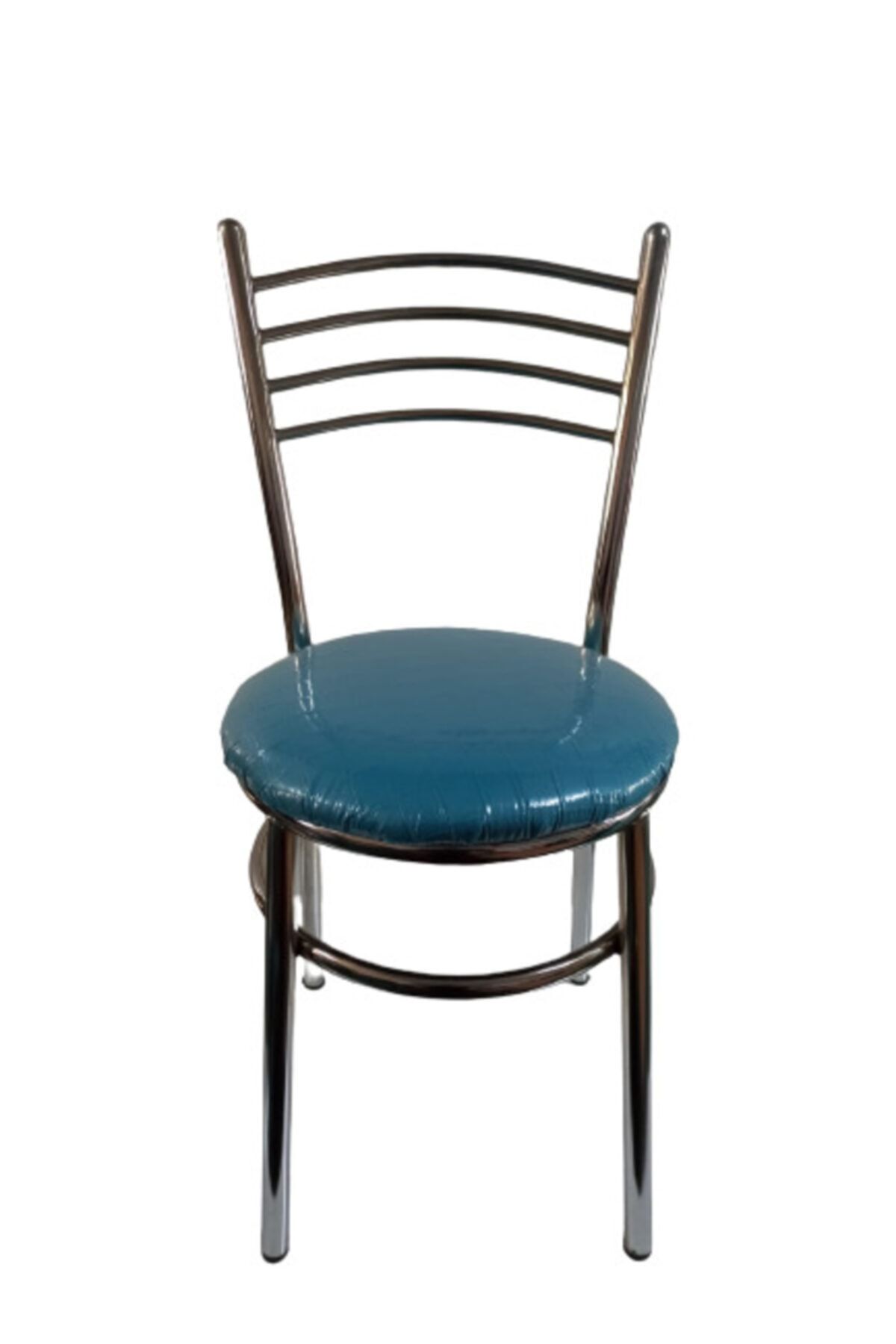 yılmaz masacılık Nikelajlı Mavi Tekli Tatlı Mutfak Bahçe Sandalyesi
