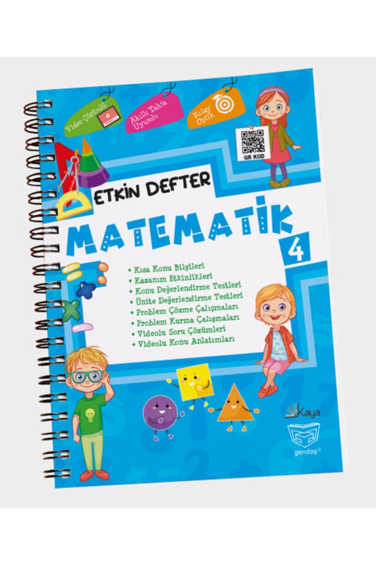 Gendaş Yayınları Etkin Defter Matematik 4.sınıf