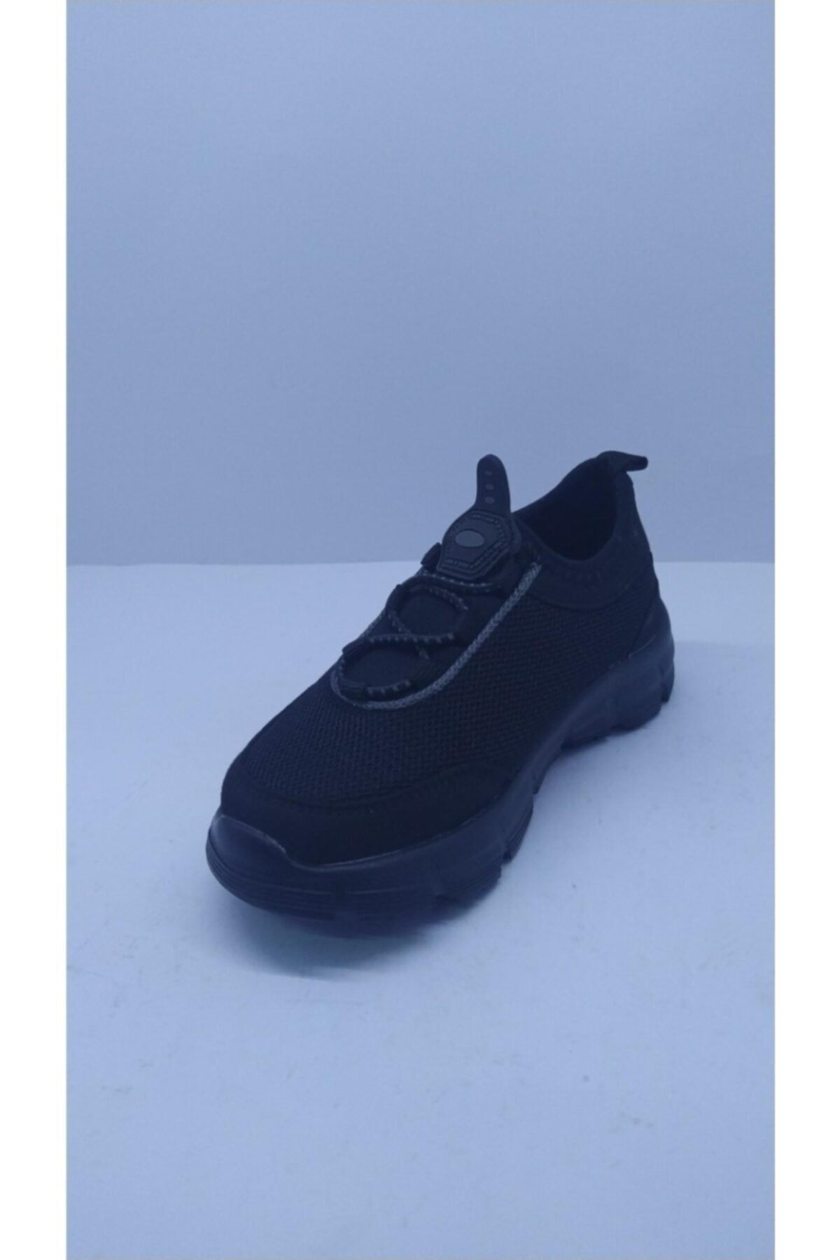 Nstep Unisex Çocuk Siyah Bağcıksız Spor Ayakkabı