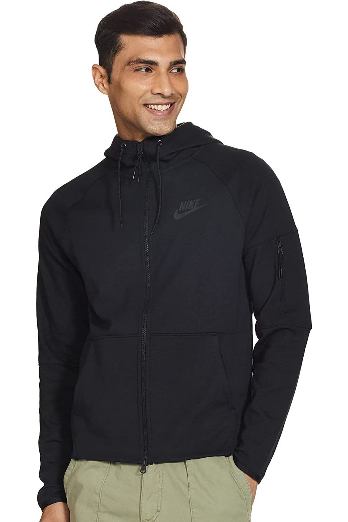 Nike Sportswear Fleece Hoodie Full-zip Windrunner Erkek Sweatshirt