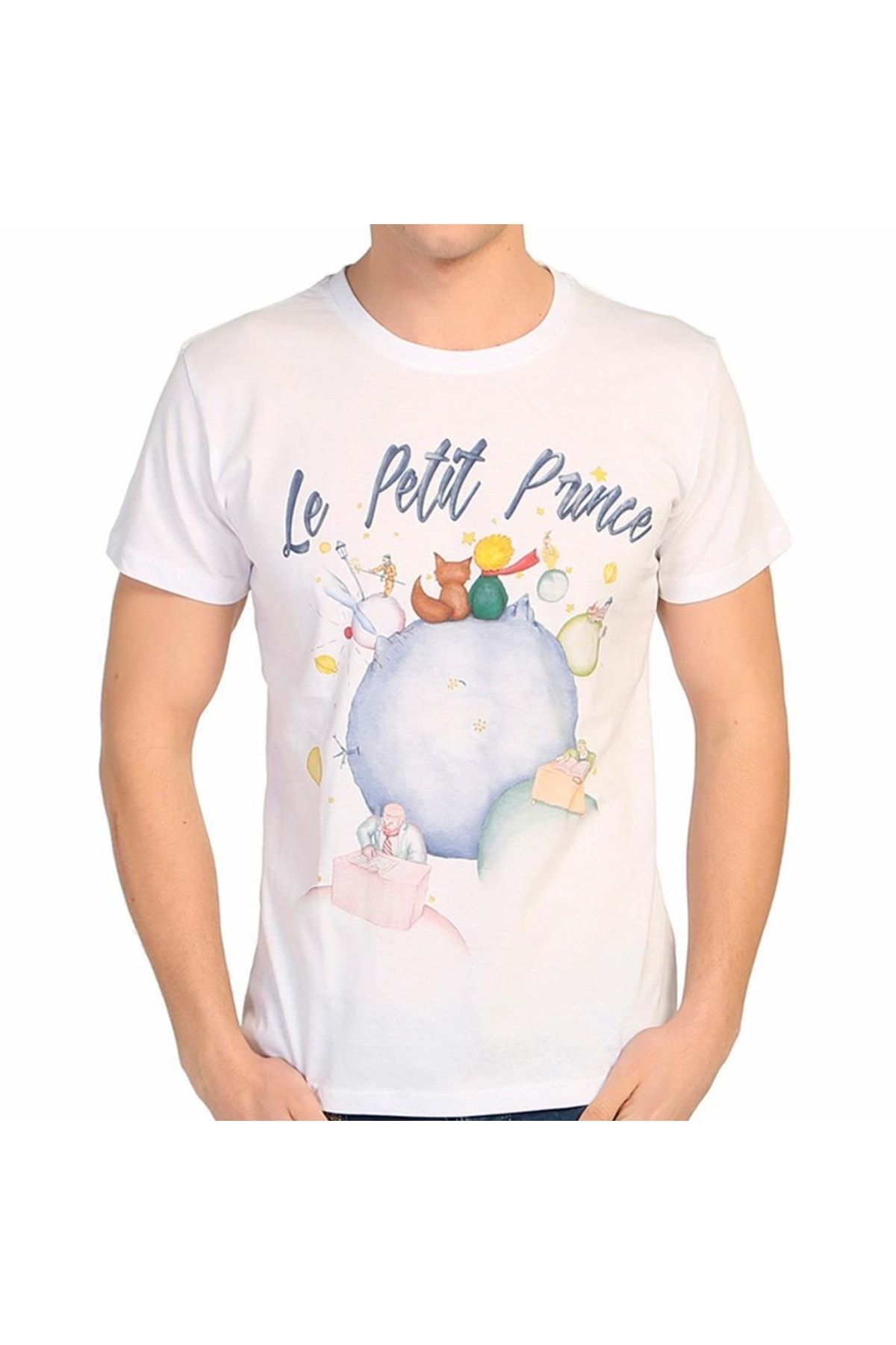 Bant Giyim - Küçük Prens Beyaz Erkek T-shirt Tişört