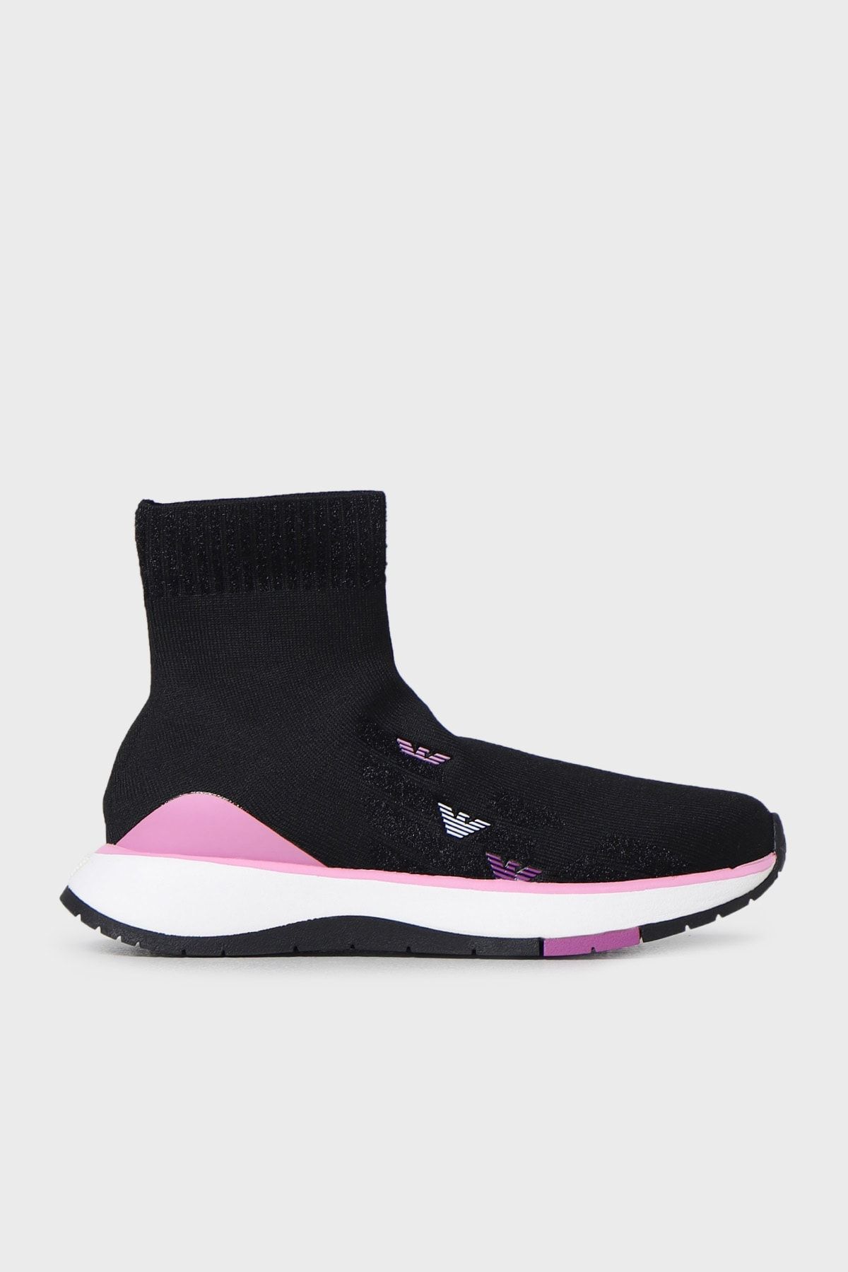 Emporio Armani Logolu Bilekli Sneaker Ayakkabı Ayakkabı X3z056 Xn670 S189