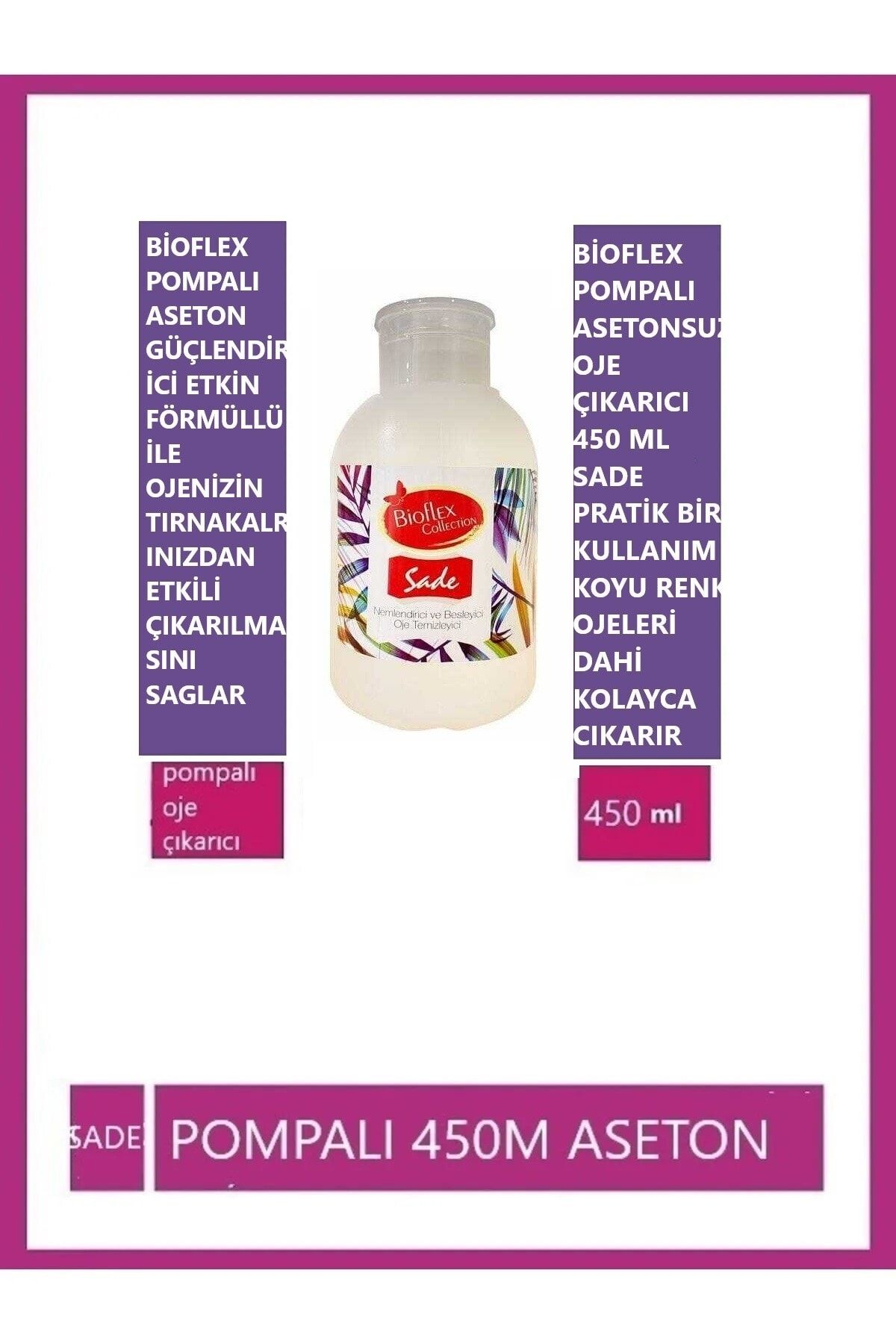 Bioflex Pompali Oje Çikarici 450 ml Sade 8680789380283