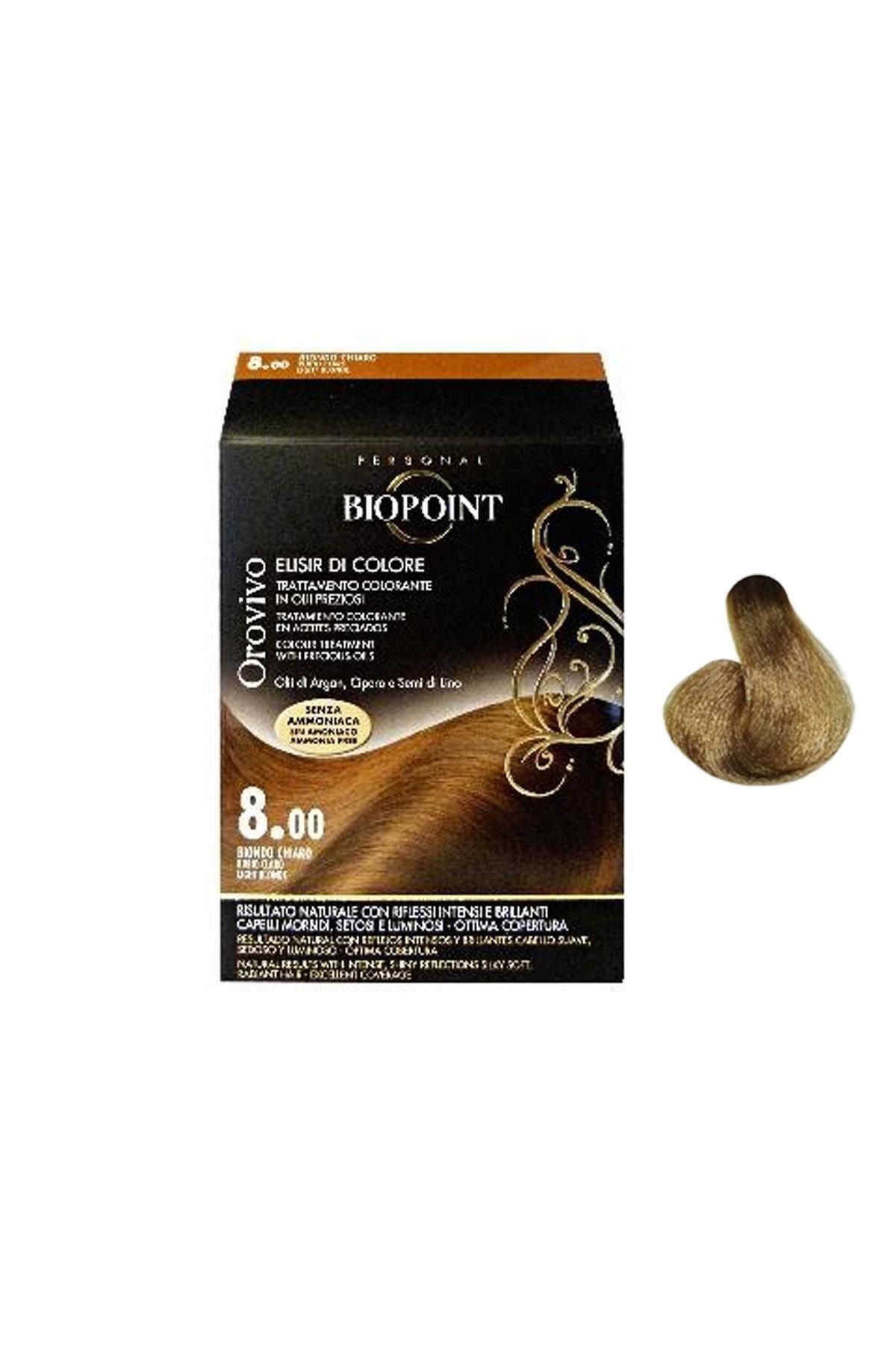 Biopoint Orovivo Elisir Colore Saç Boyası 8.30 - Koyu Sarı