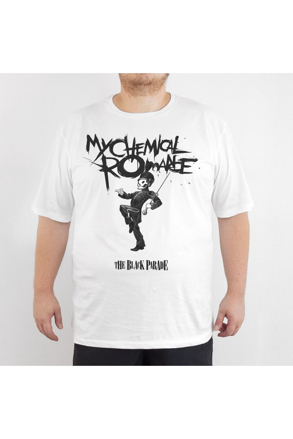 Bant Giyim - My Chemical Romance 4xl Büyük Beden Beyaz Tişört
