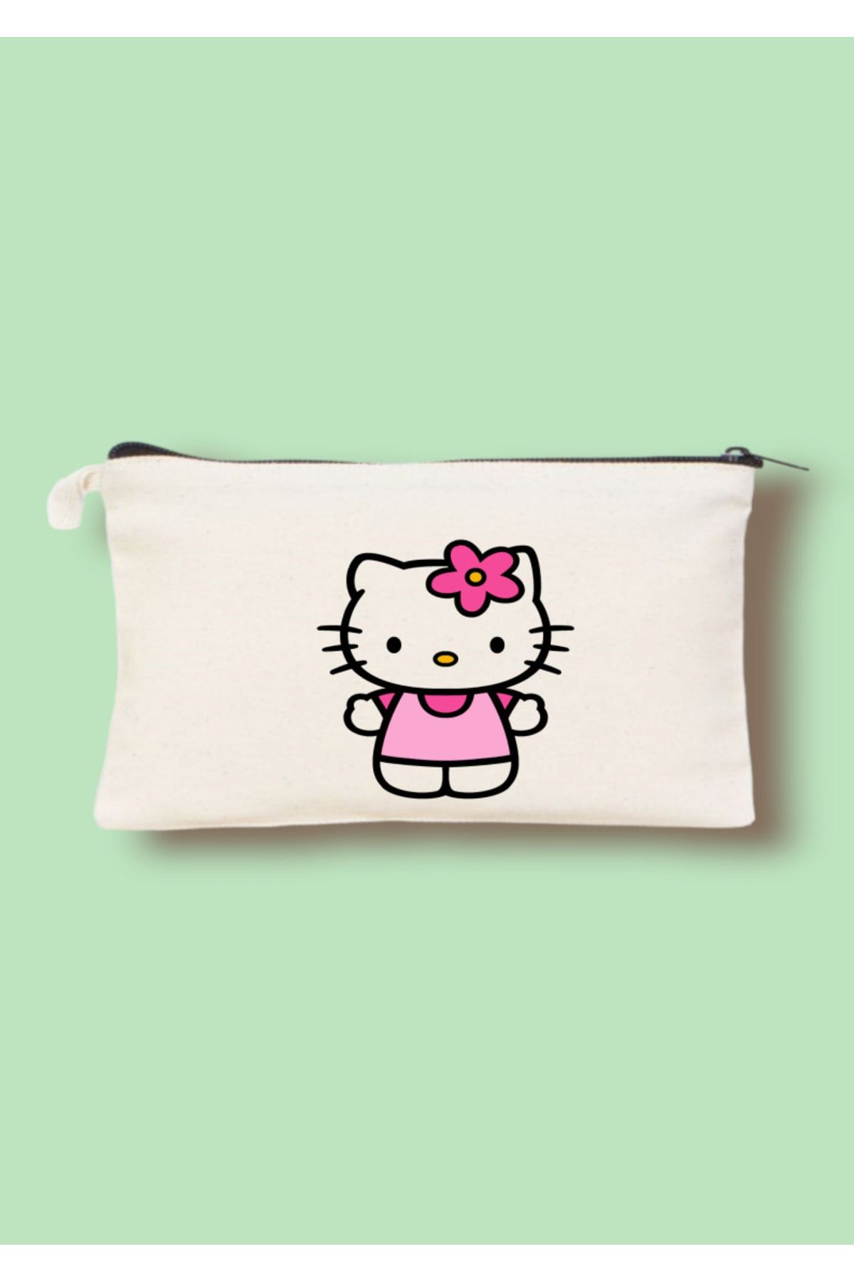 Cemira Hello Kitty Tasarım Clutch Çanta, Makyaj Çantası, Kalem Kutusu, Kalemlik 12-18
