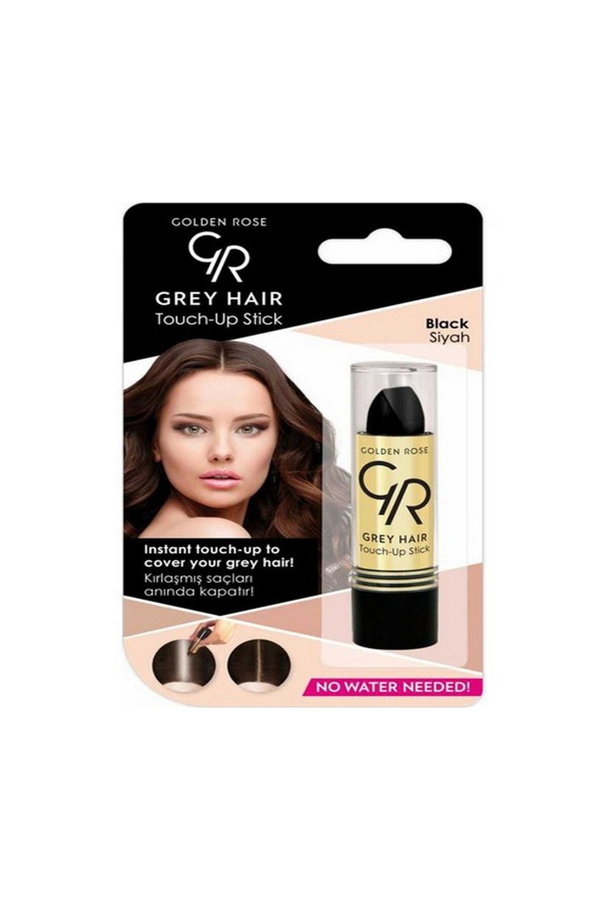 Golden Rose Gray Hair Touch-up Beyaz Saç Kapatıcı Stick (siyah)