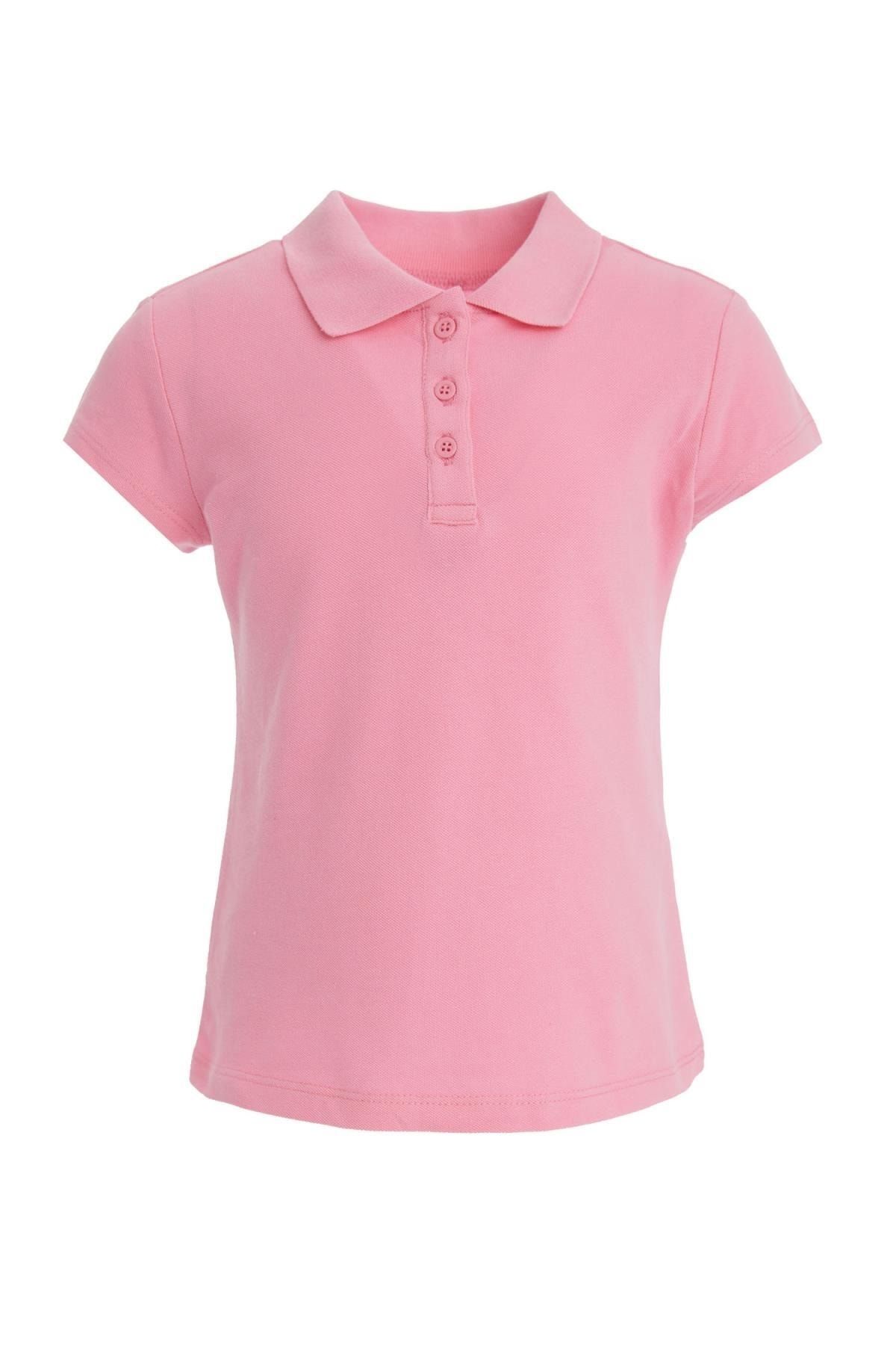 Defacto Kız Çocuk Okula Dönüş Basic Kısa Kollu Polo Tişört