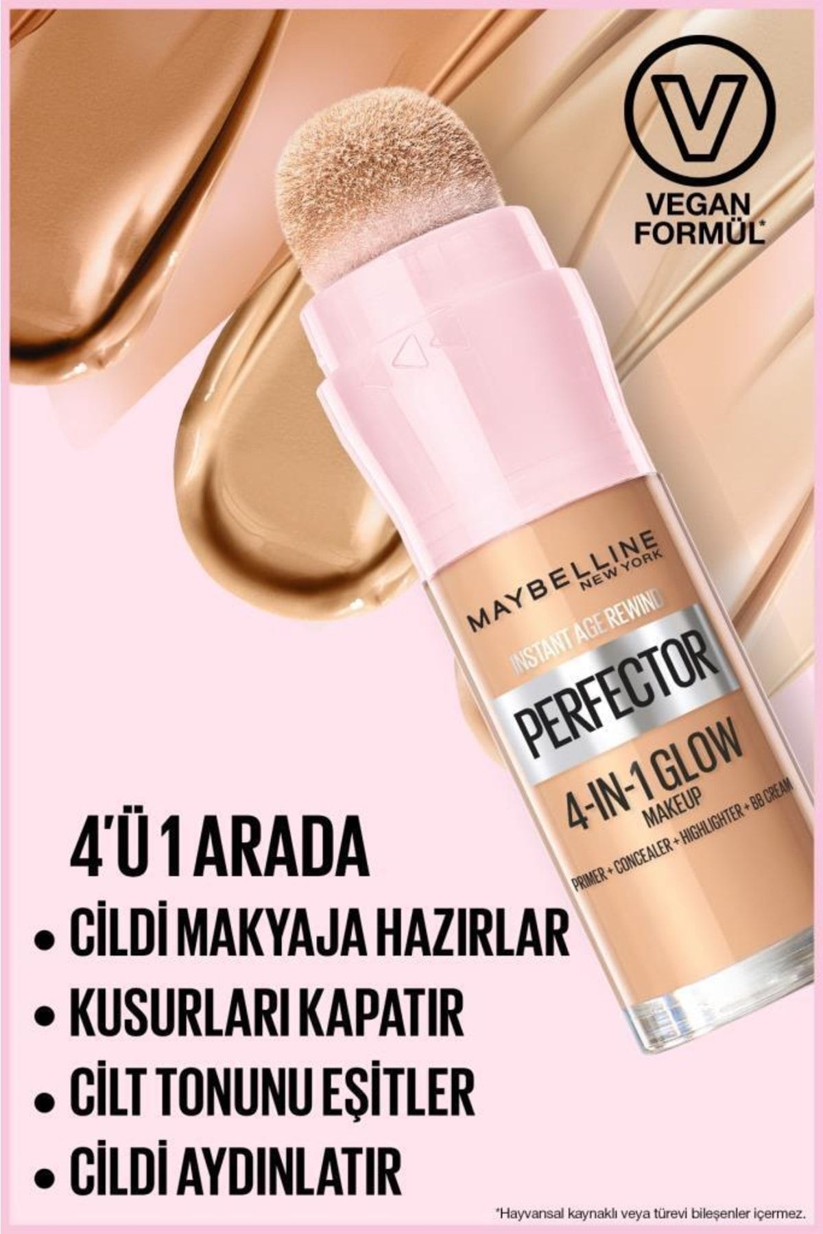 Instant Perfector Glow 4 Etki 1 Arada Fondöten- 01 Light_3