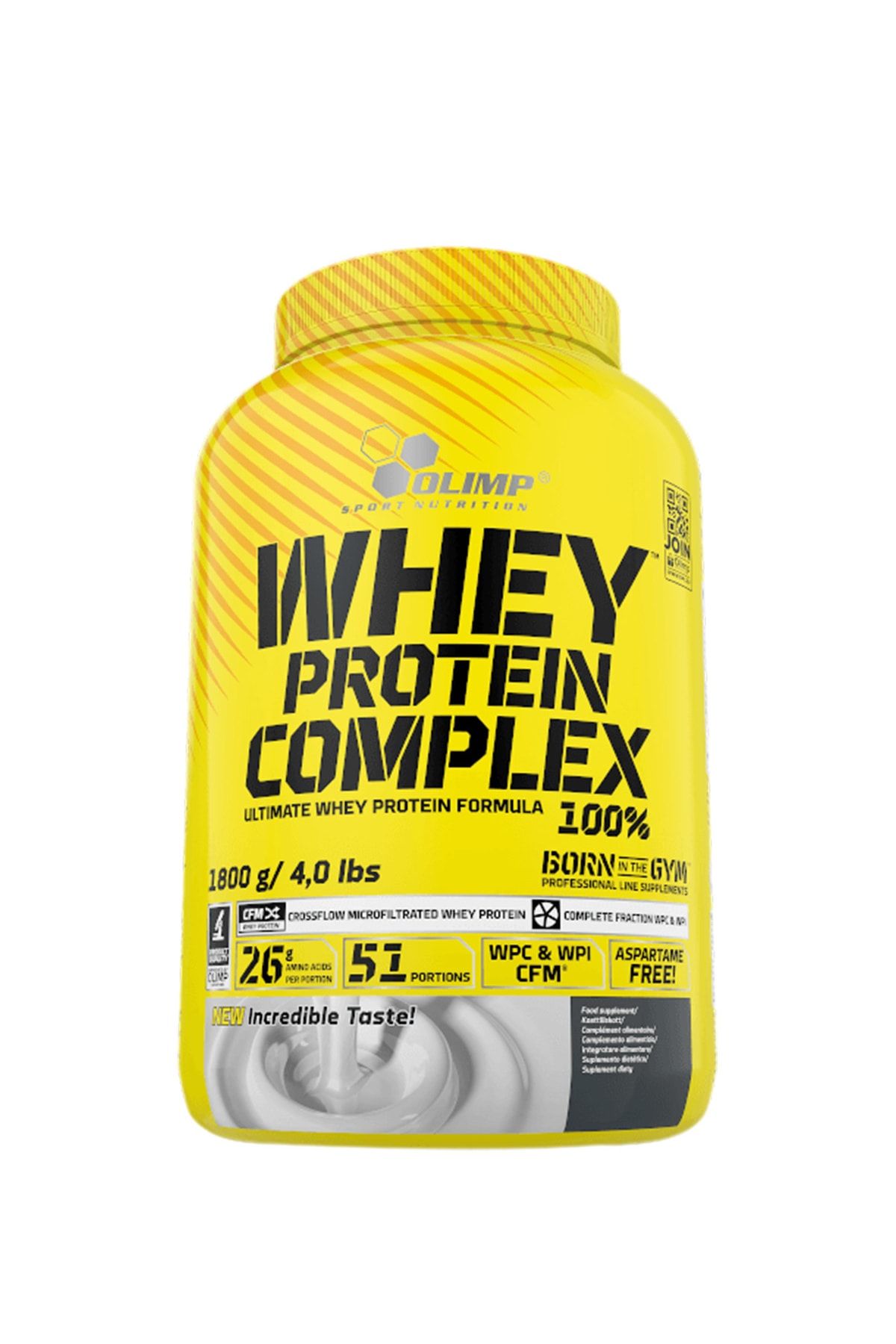 Olimp Whey Protein Complex Protein Tozu 1800gr - Beyaz Çikolata Ahududu Aromalı