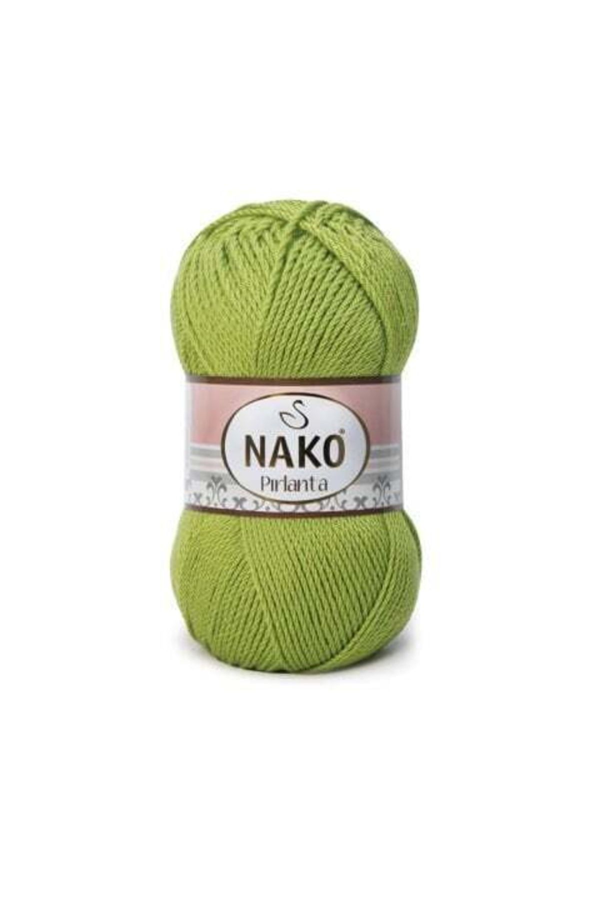 Nako Pırlanta 03330 5 Adet Amigurumi Ipi Fıstık Yeşili