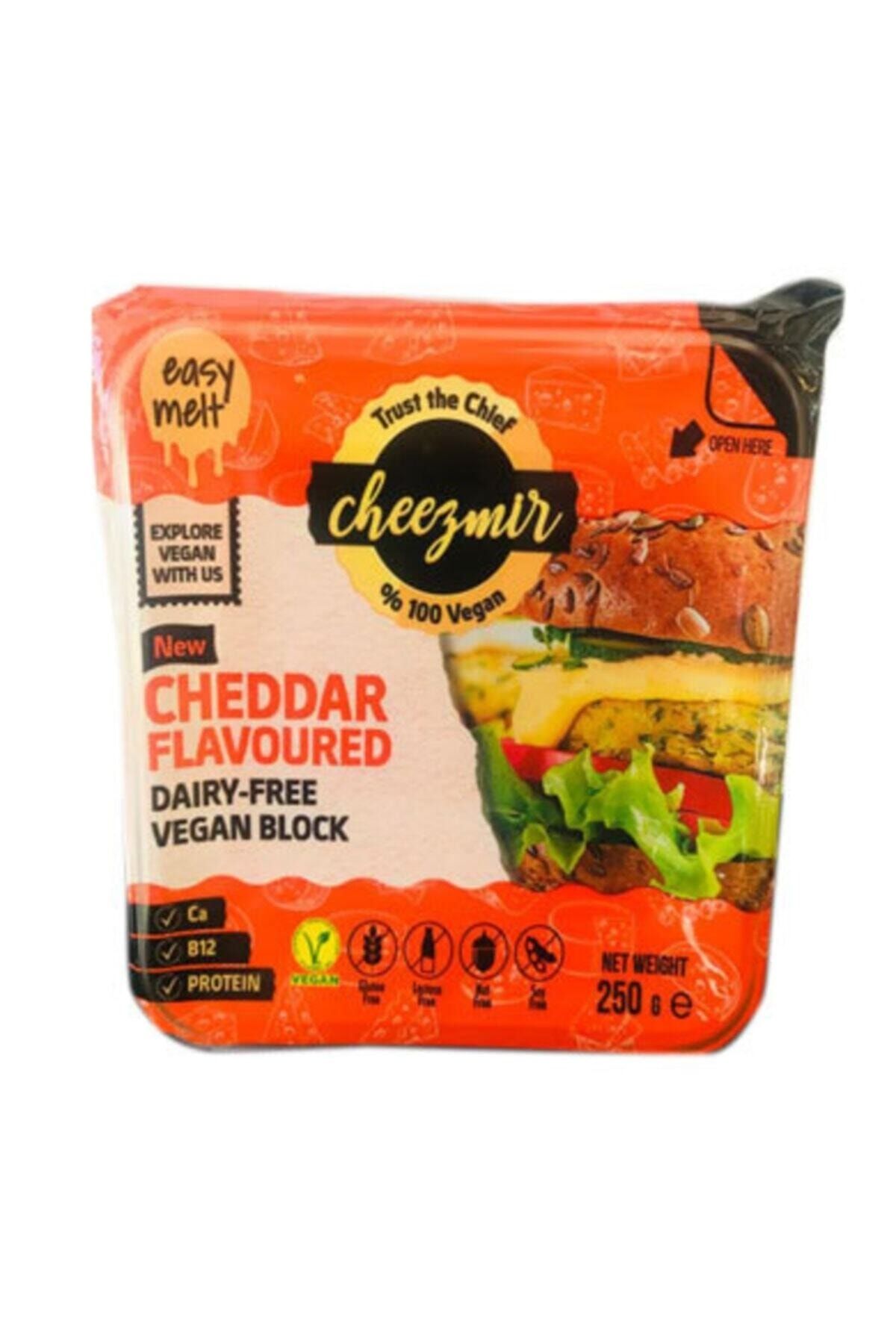 Cheezmir Vegan Cheddar Blok Peynir 250 gr