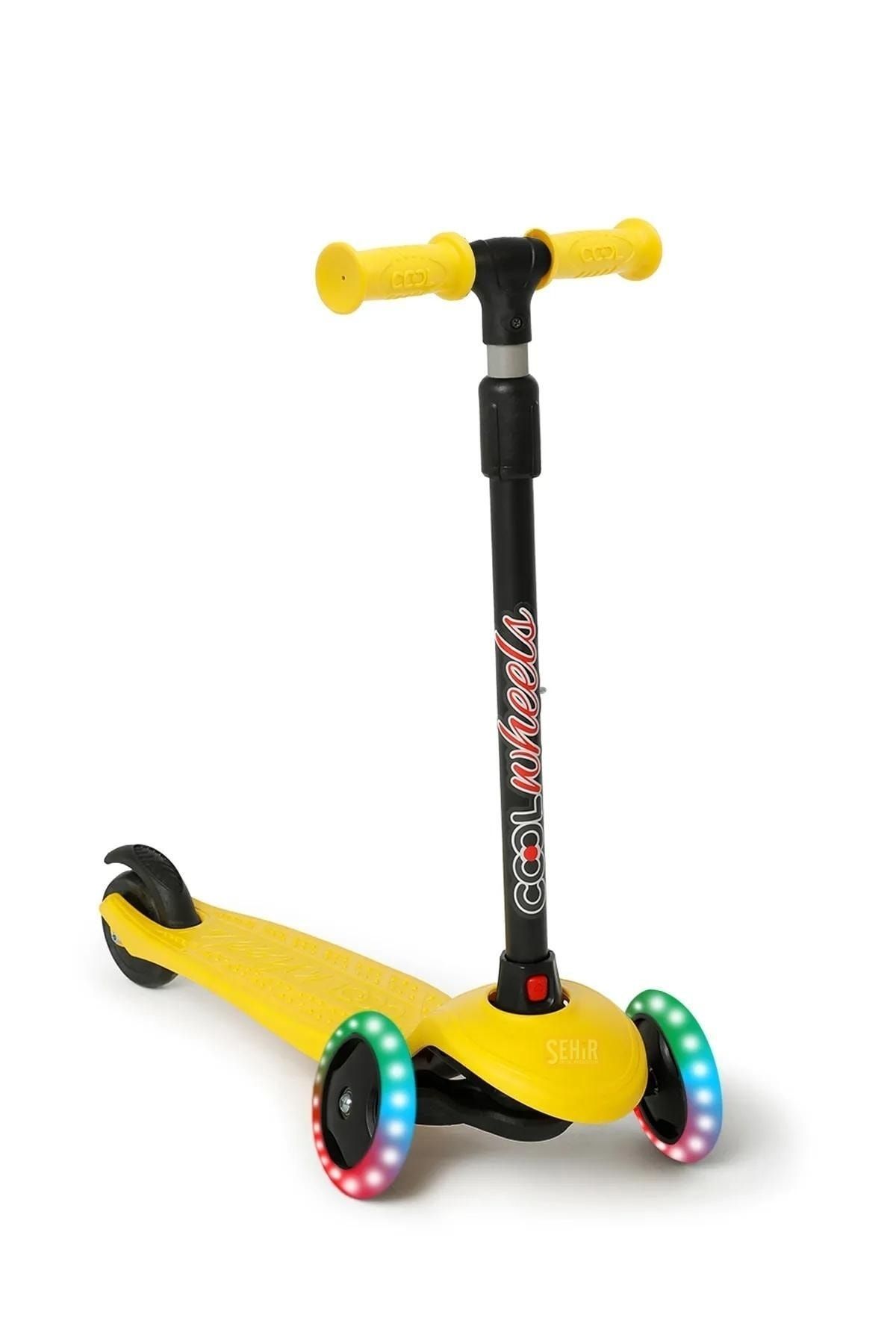 Cool Wheels Star 3 Tekerlekli Led Işıklı Yükseklik Ayarlı Çocuk Scooter
