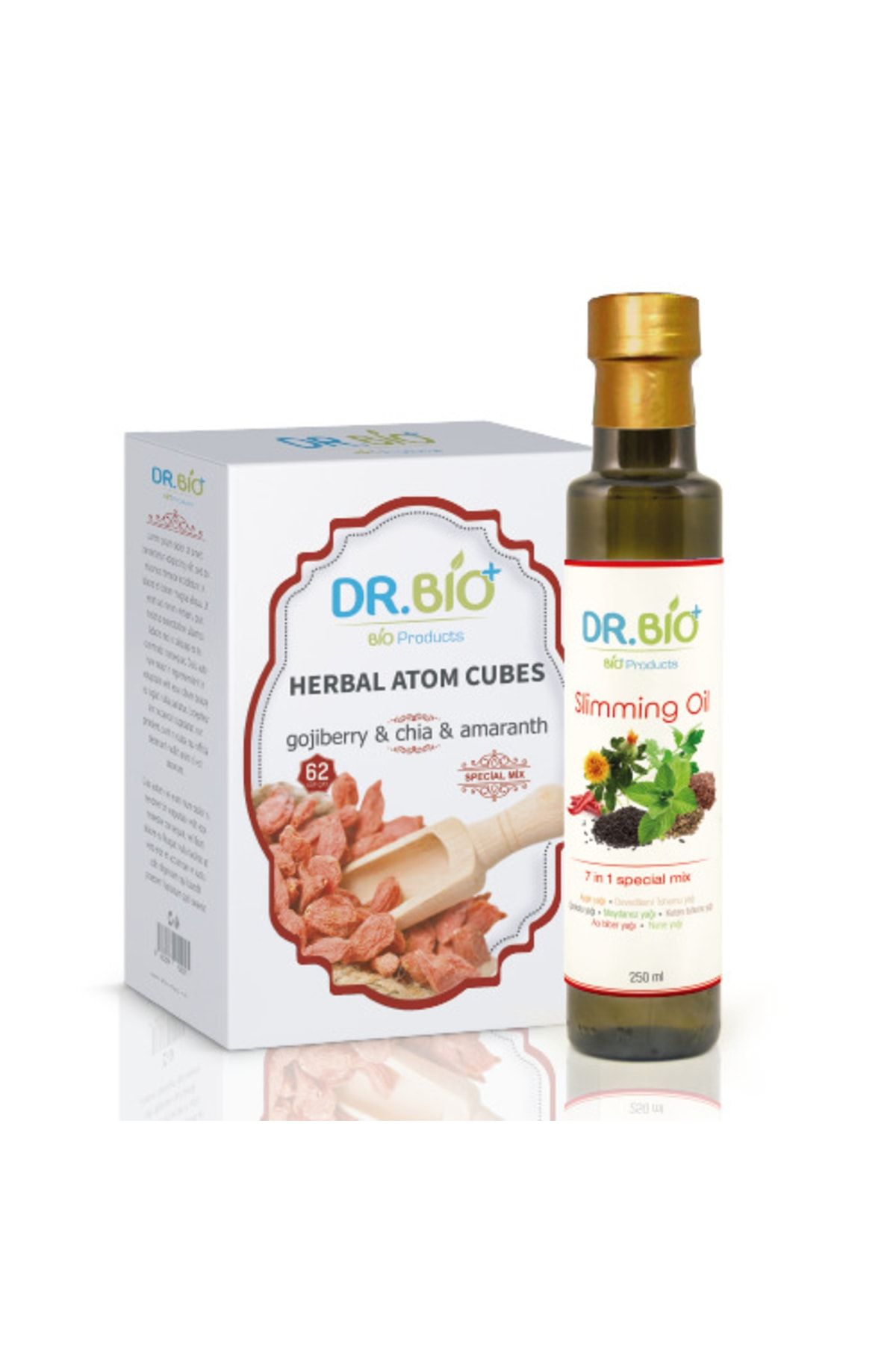 DR BİO Herbal Atom Cubes & Slimming Oil (2li Fit Paket )