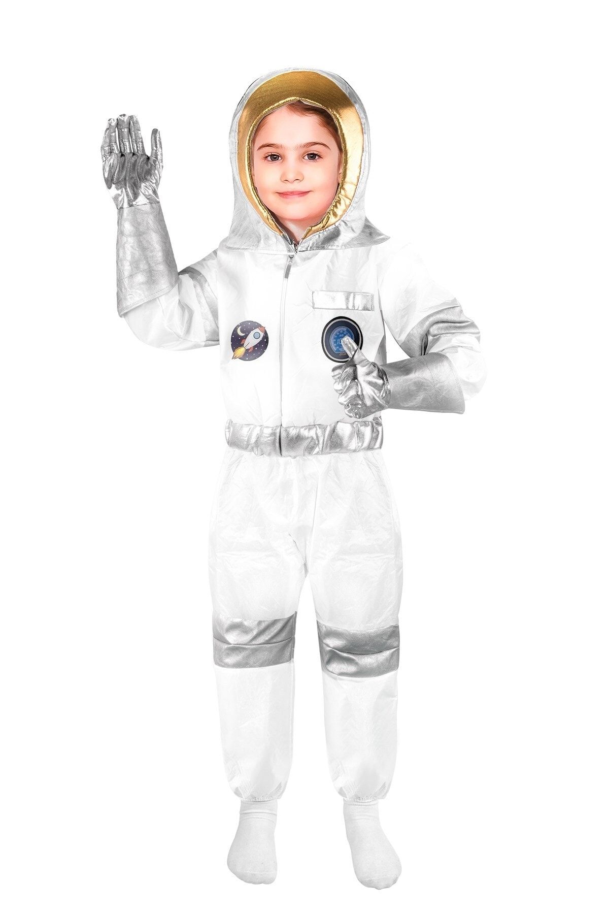 OULABİMİR Kız Astronot Kostümü Çocuk Kıyafeti