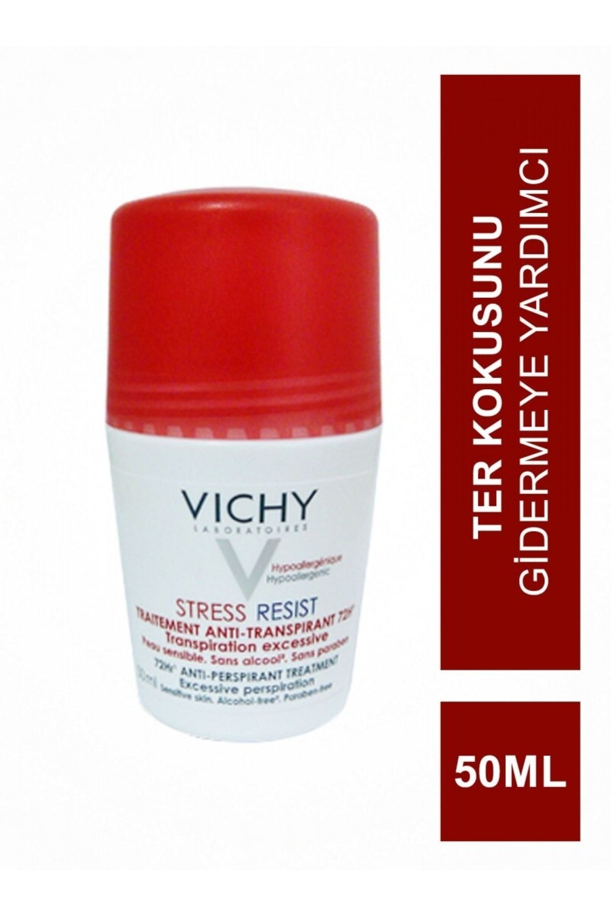 Vichy Deo Stress Resist Yoğun Terleme Karşıtı Deodorant Roll-on 72 Saat 50 Ml Unisex